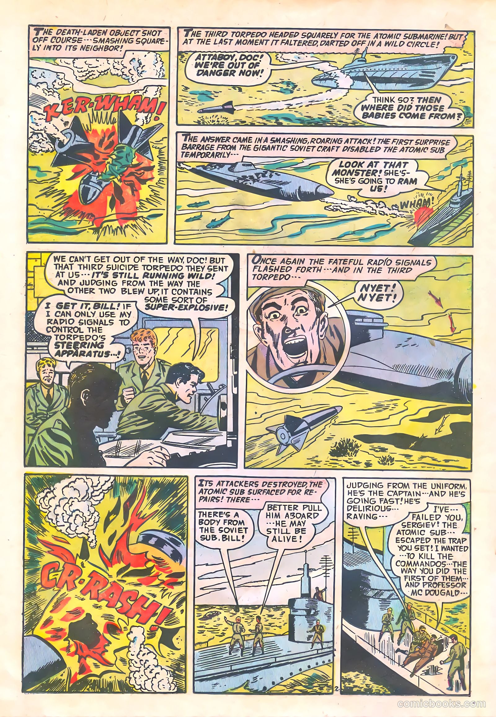 Commander Battle and the Atomic Sub #4 — page 18 of 36