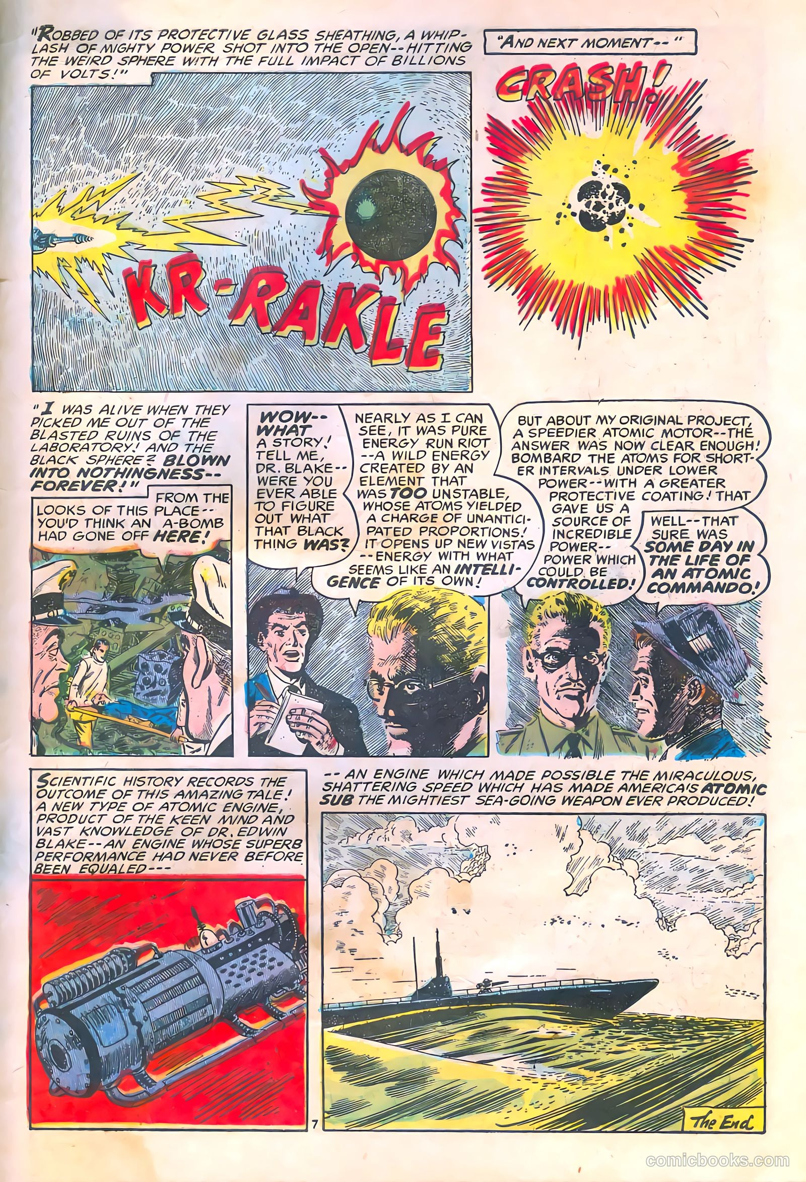 Commander Battle and the Atomic Sub #4 — page 33 of 36
