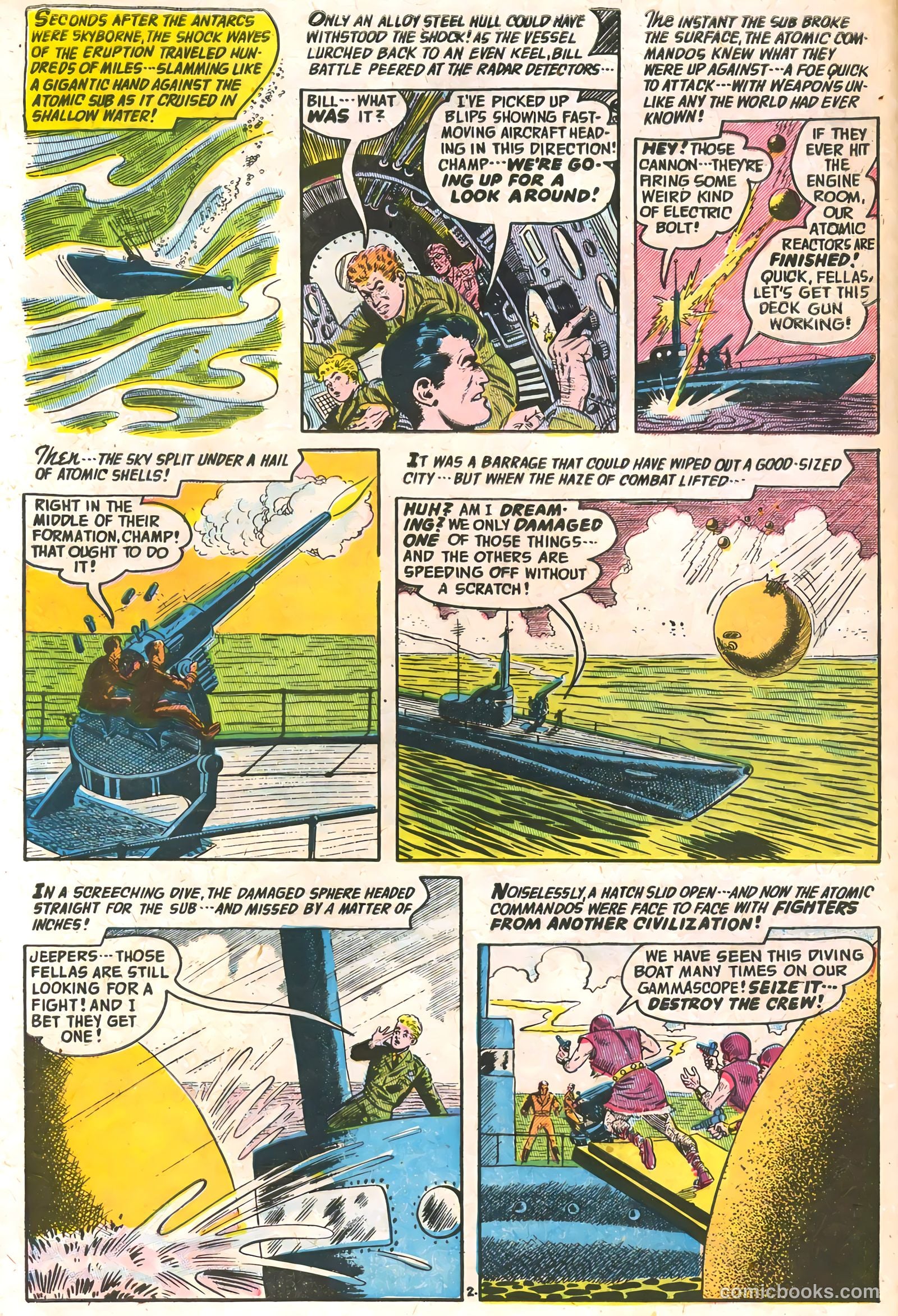 Commander Battle and the Atomic Sub #6 — page 4 of 36