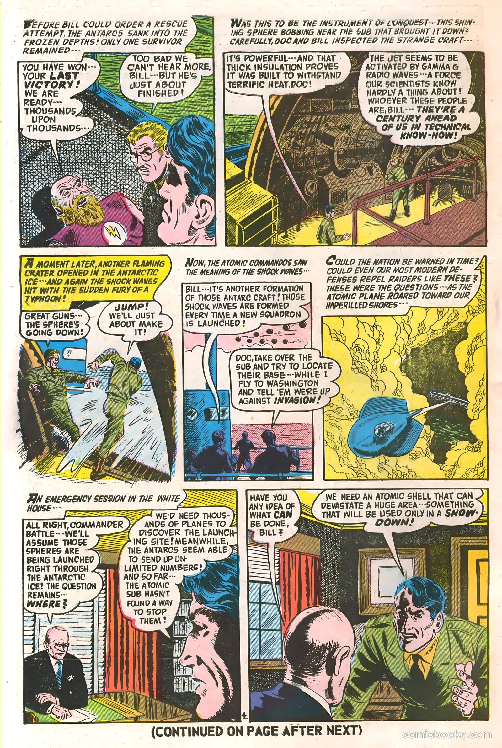 Commander Battle and the Atomic Sub #6 — page 6 of 36