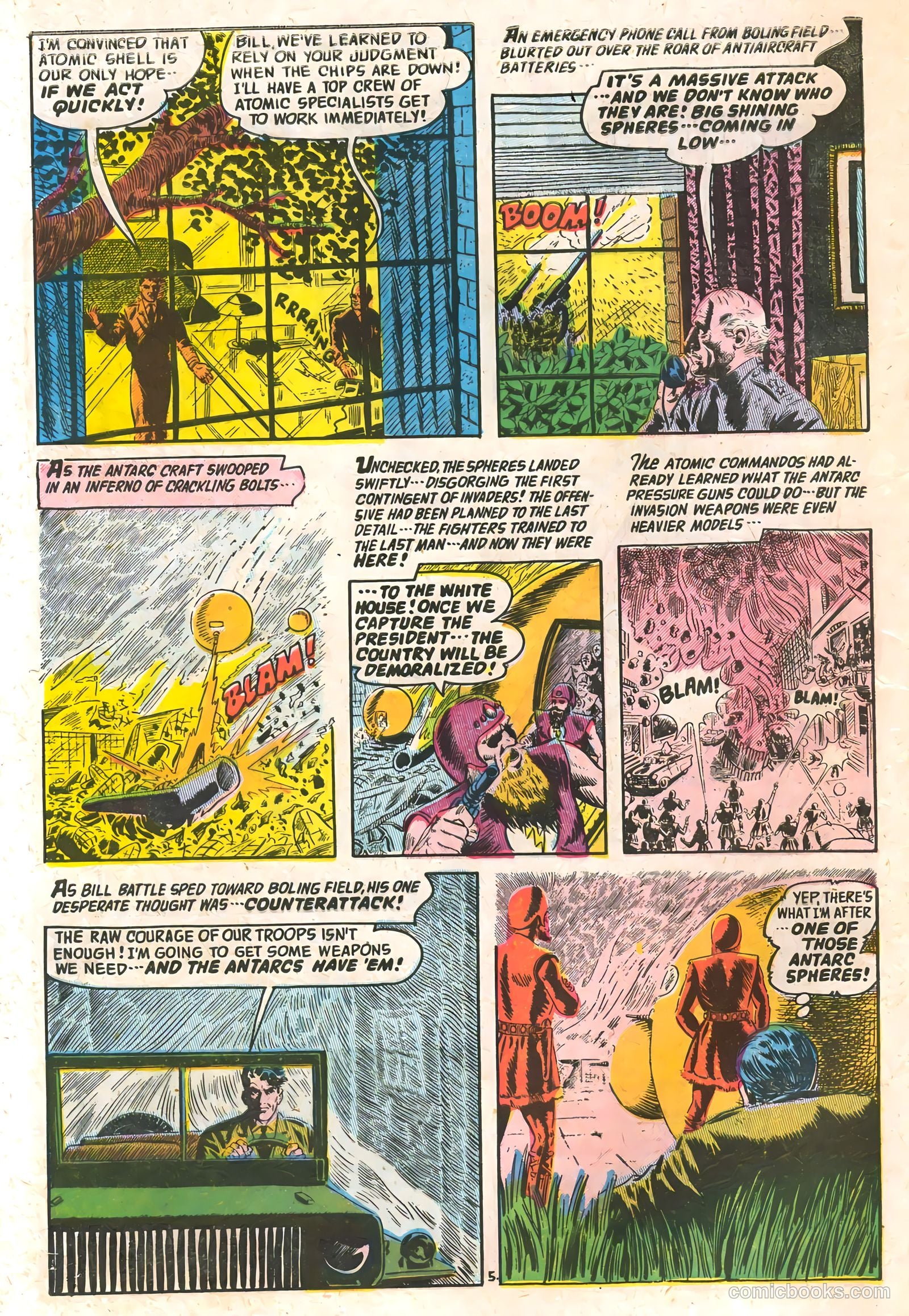 Commander Battle and the Atomic Sub #6 — page 8 of 36