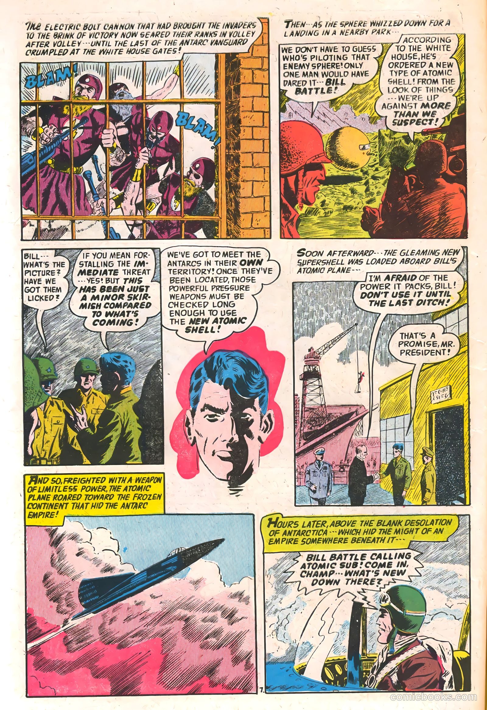 Commander Battle and the Atomic Sub #6 — page 10 of 36