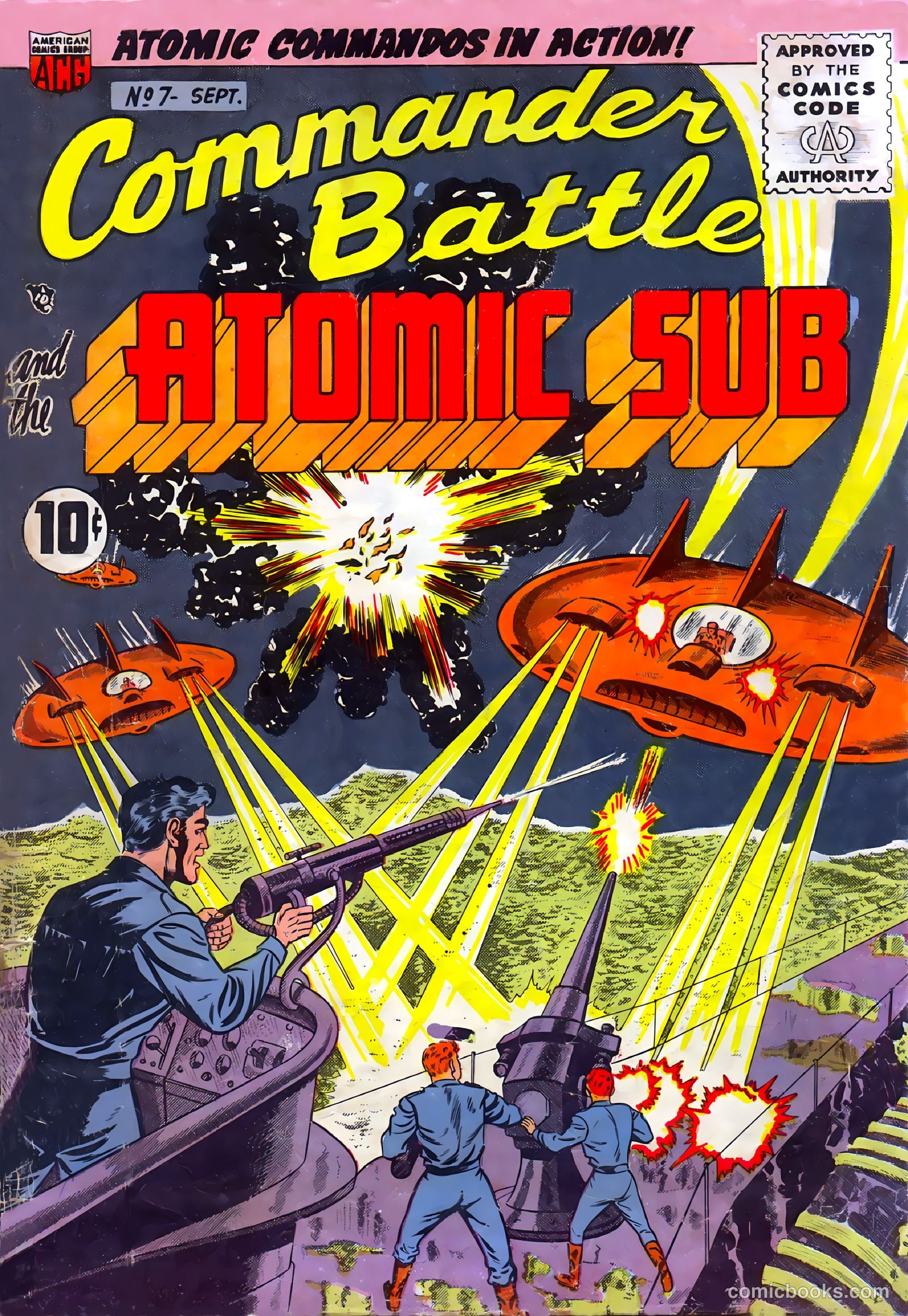 Commander Battle and the Atomic Sub #7 — page 1 of 36