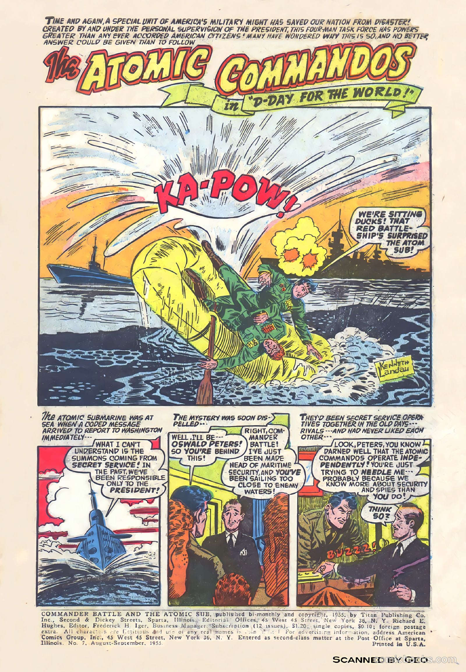Commander Battle and the Atomic Sub #7 — page 3 of 36