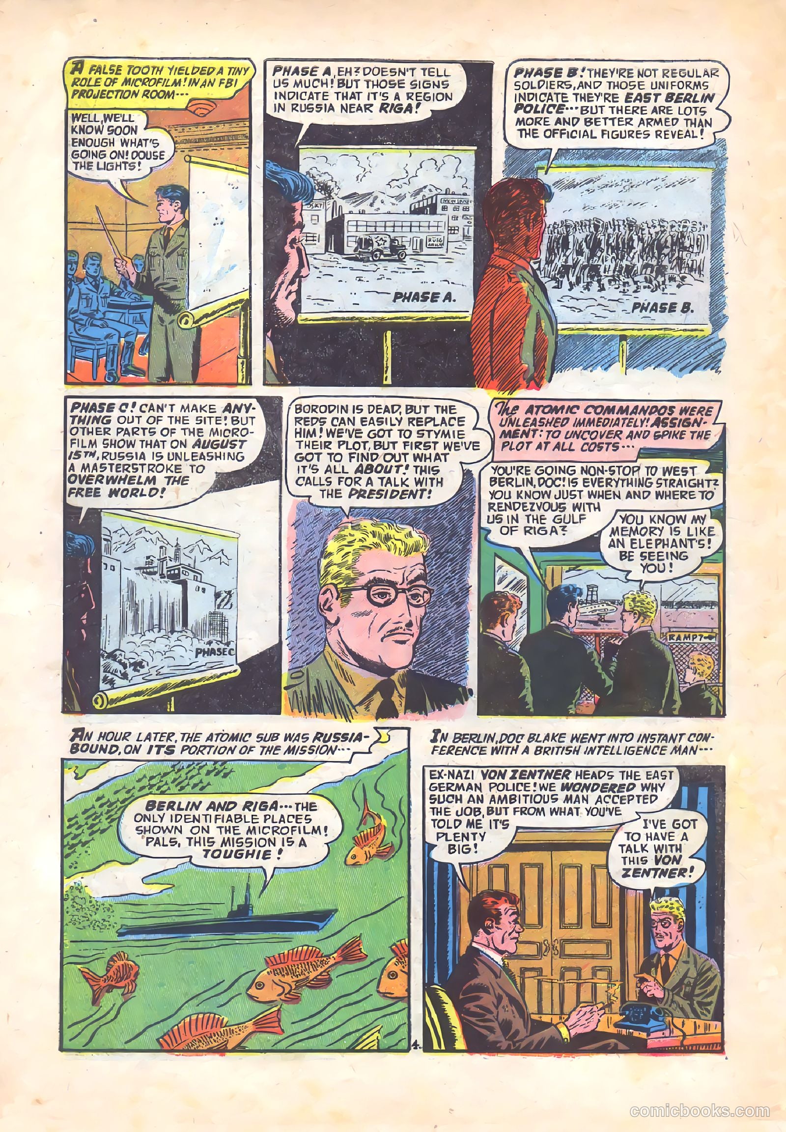 Commander Battle and the Atomic Sub #7 — page 6 of 36