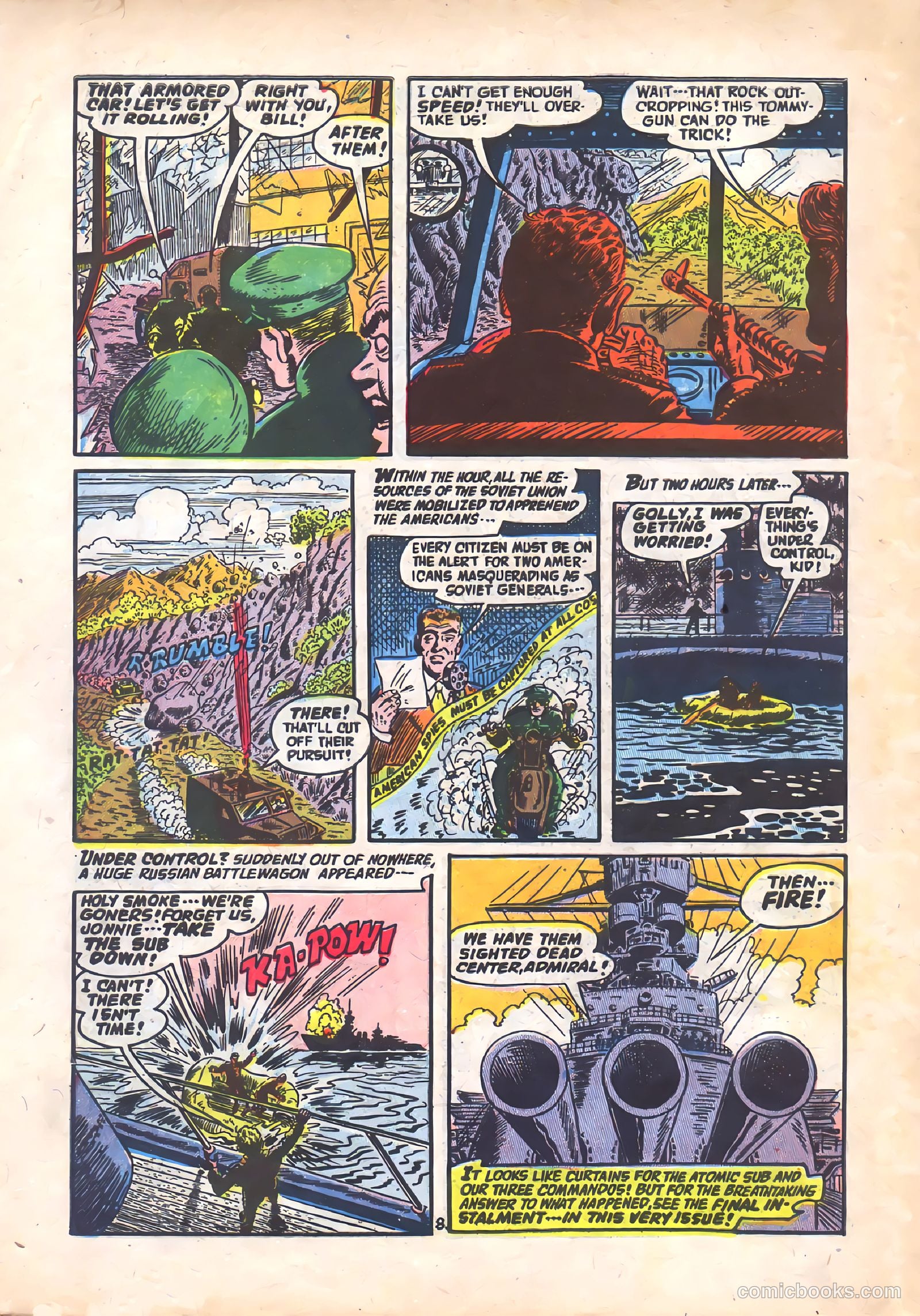 Commander Battle and the Atomic Sub #7 — page 10 of 36