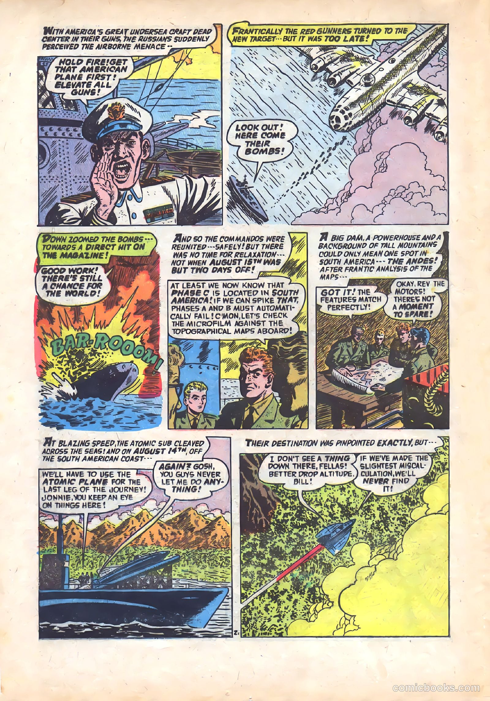 Commander Battle and the Atomic Sub #7 — page 16 of 36