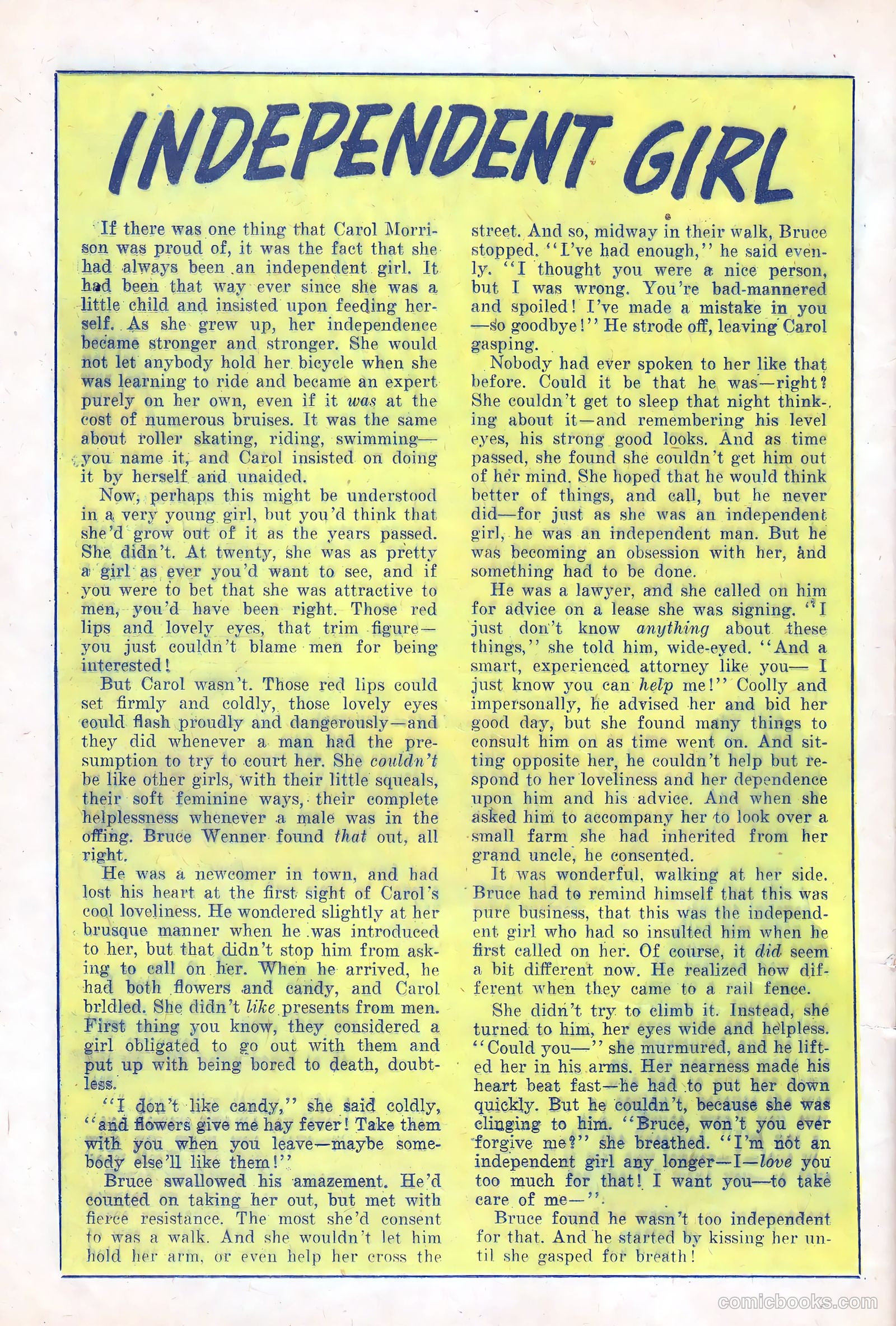 Confessions of the Lovelorn #102 — page 26 of 37