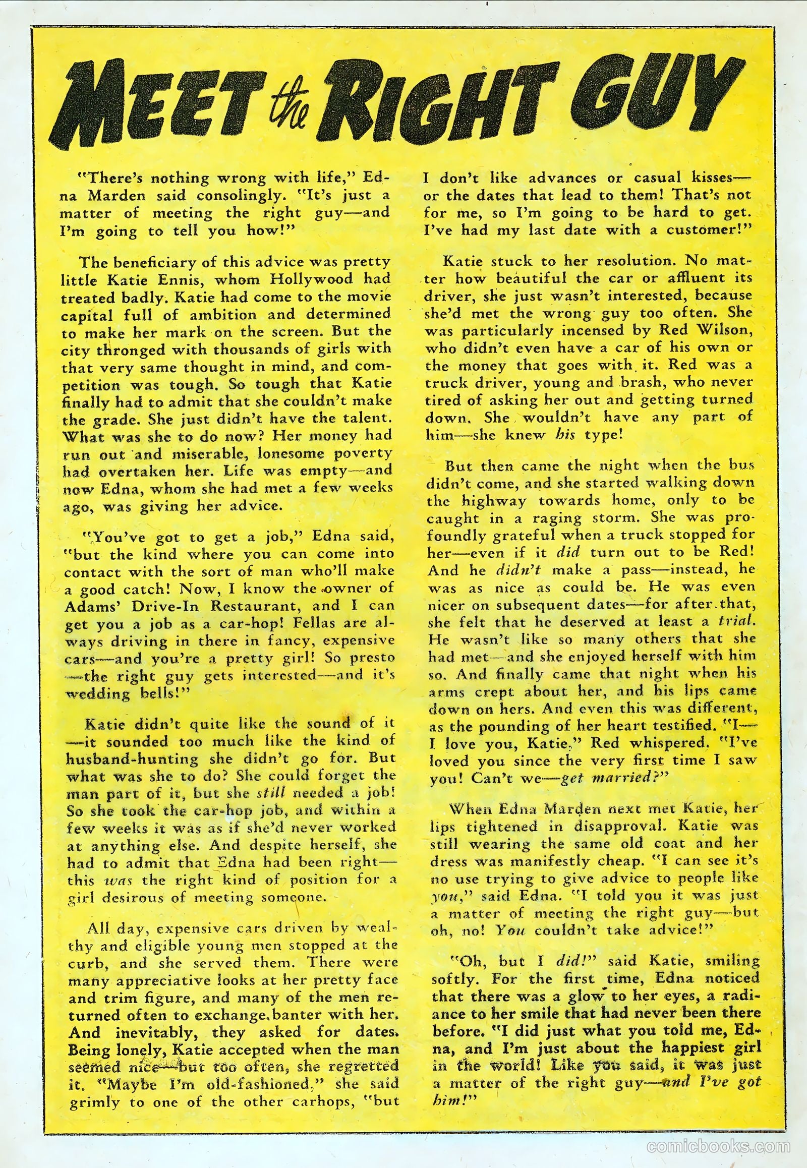 Confessions of the Lovelorn #82 — page 22 of 36