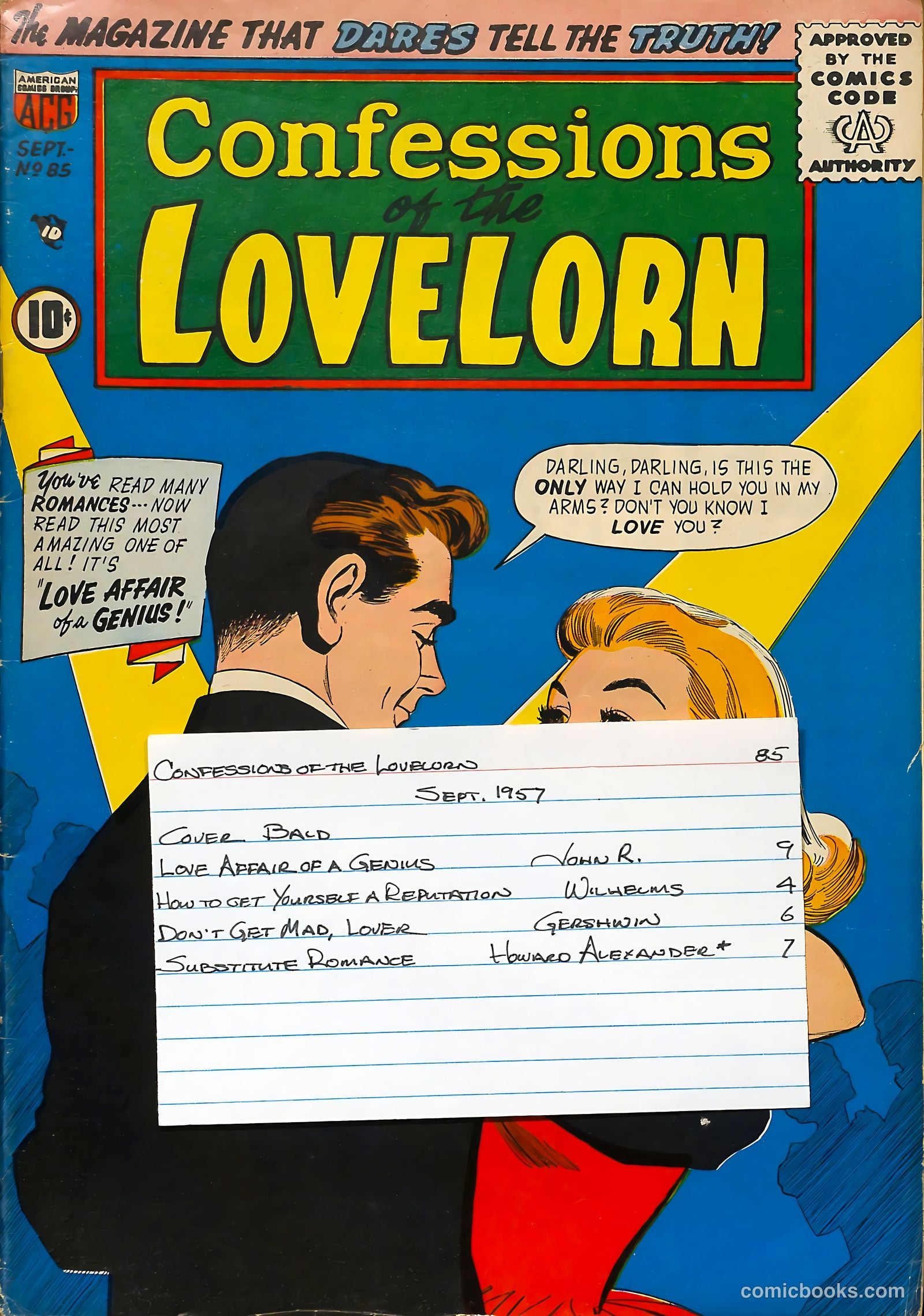 Confessions of the Lovelorn #85 — page 37 of 37