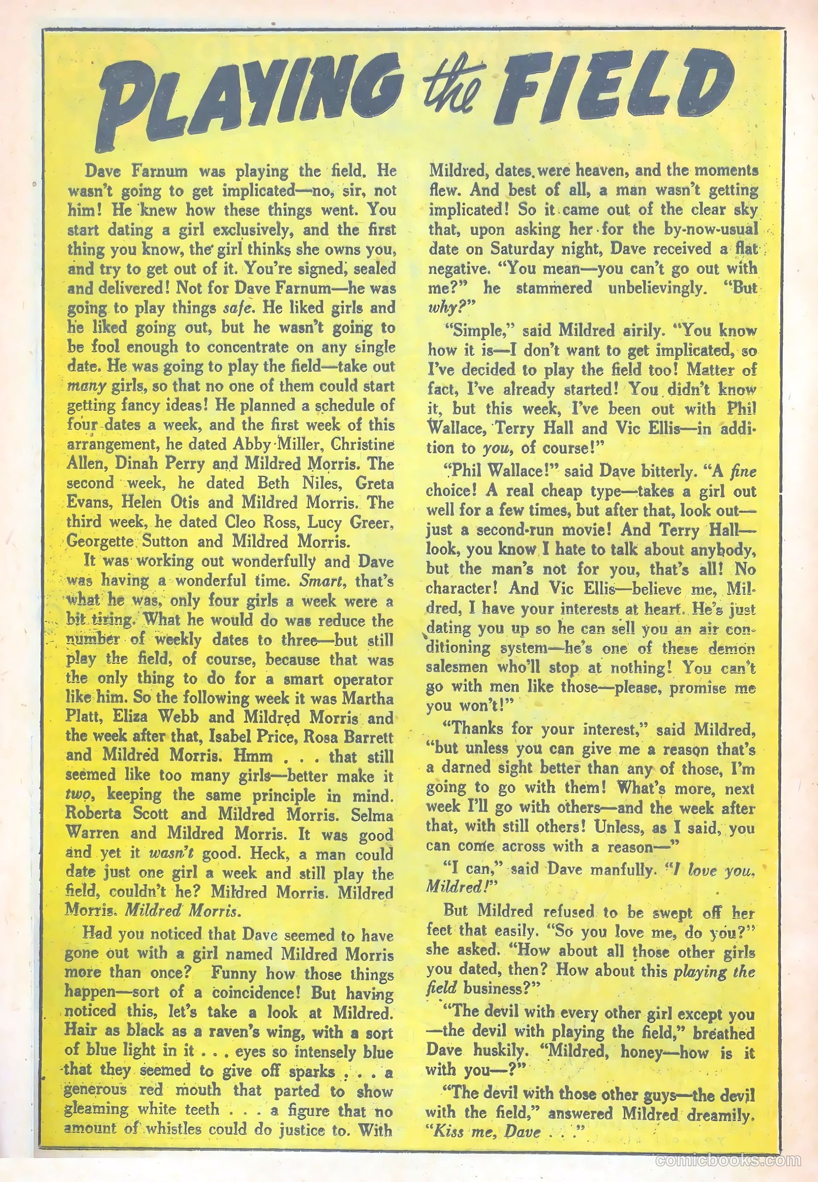 Confessions of the Lovelorn #90 — page 22 of 36