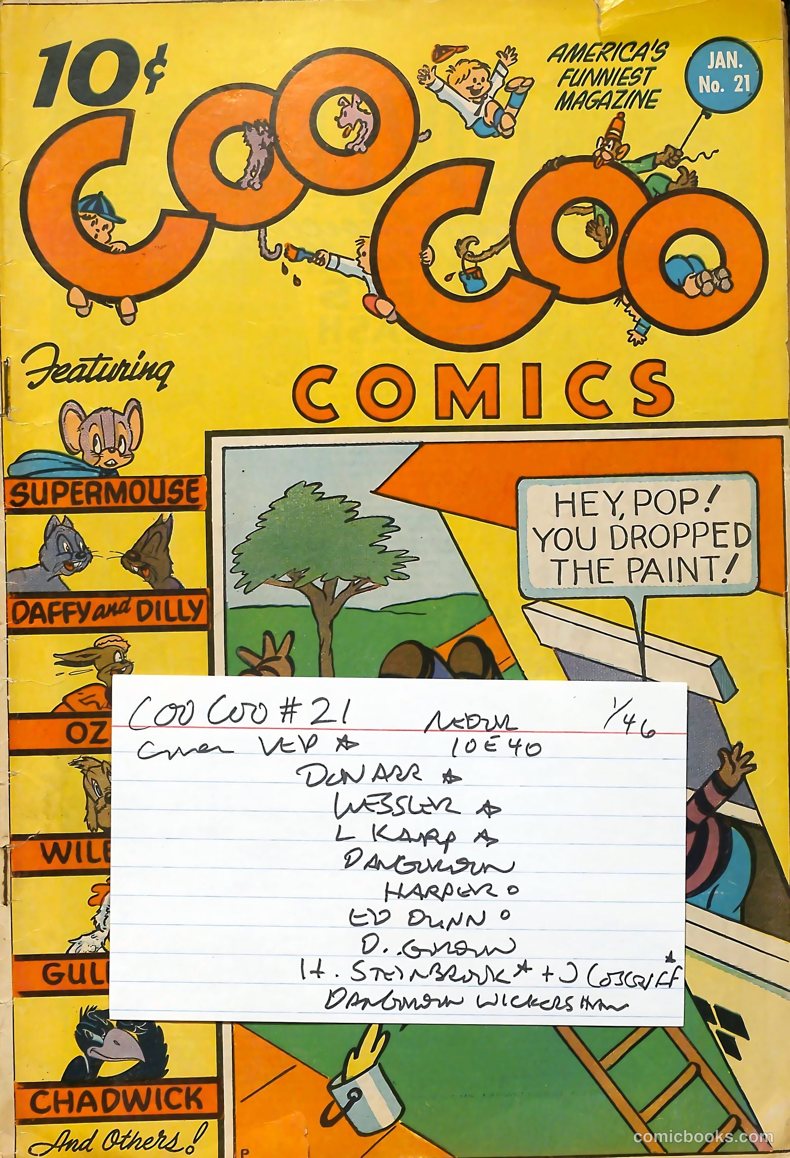 Coo Coo Comics #21 — page 53 of 53