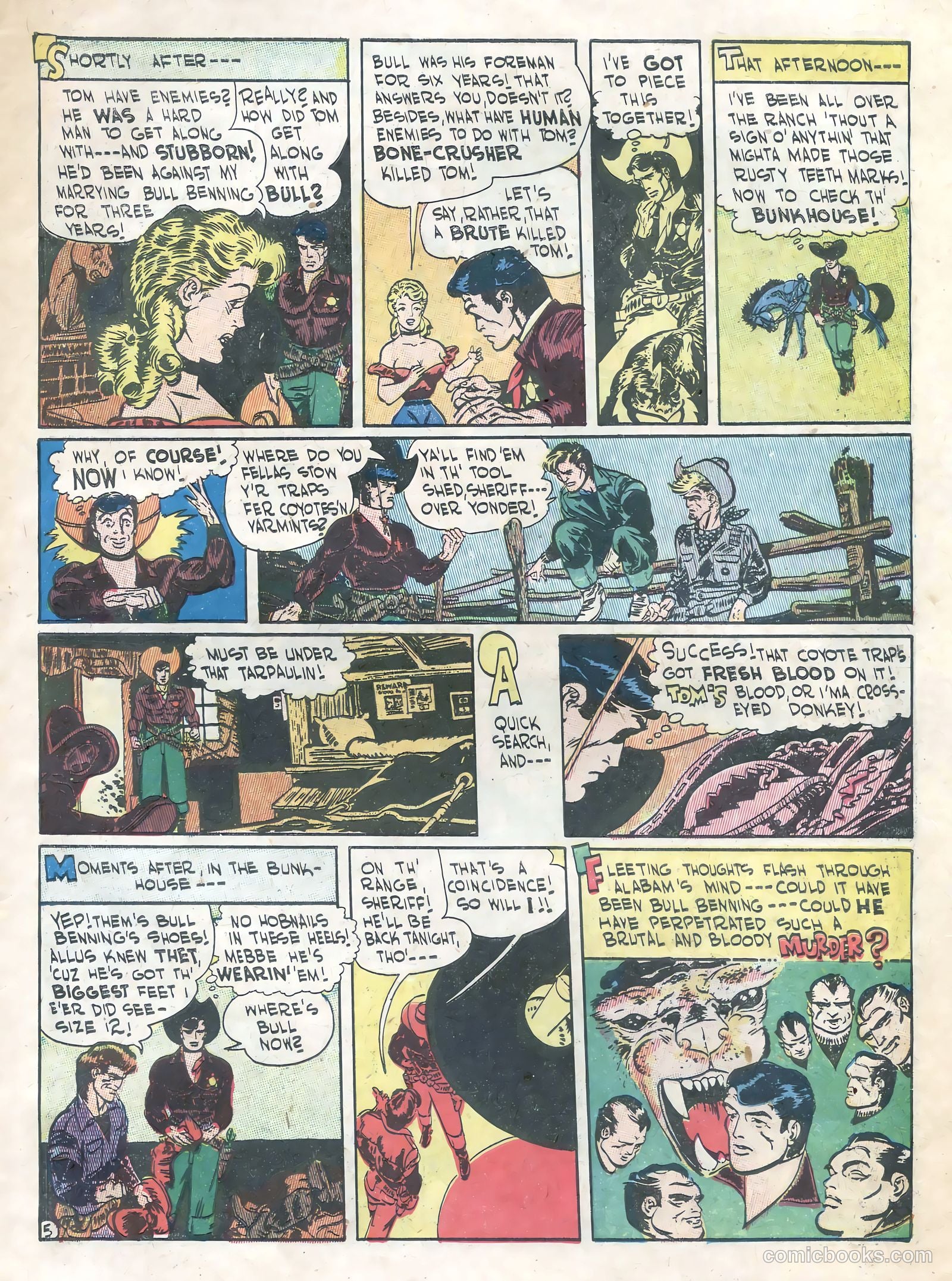 Cow Puncher Comics #2 — page 7 of 36