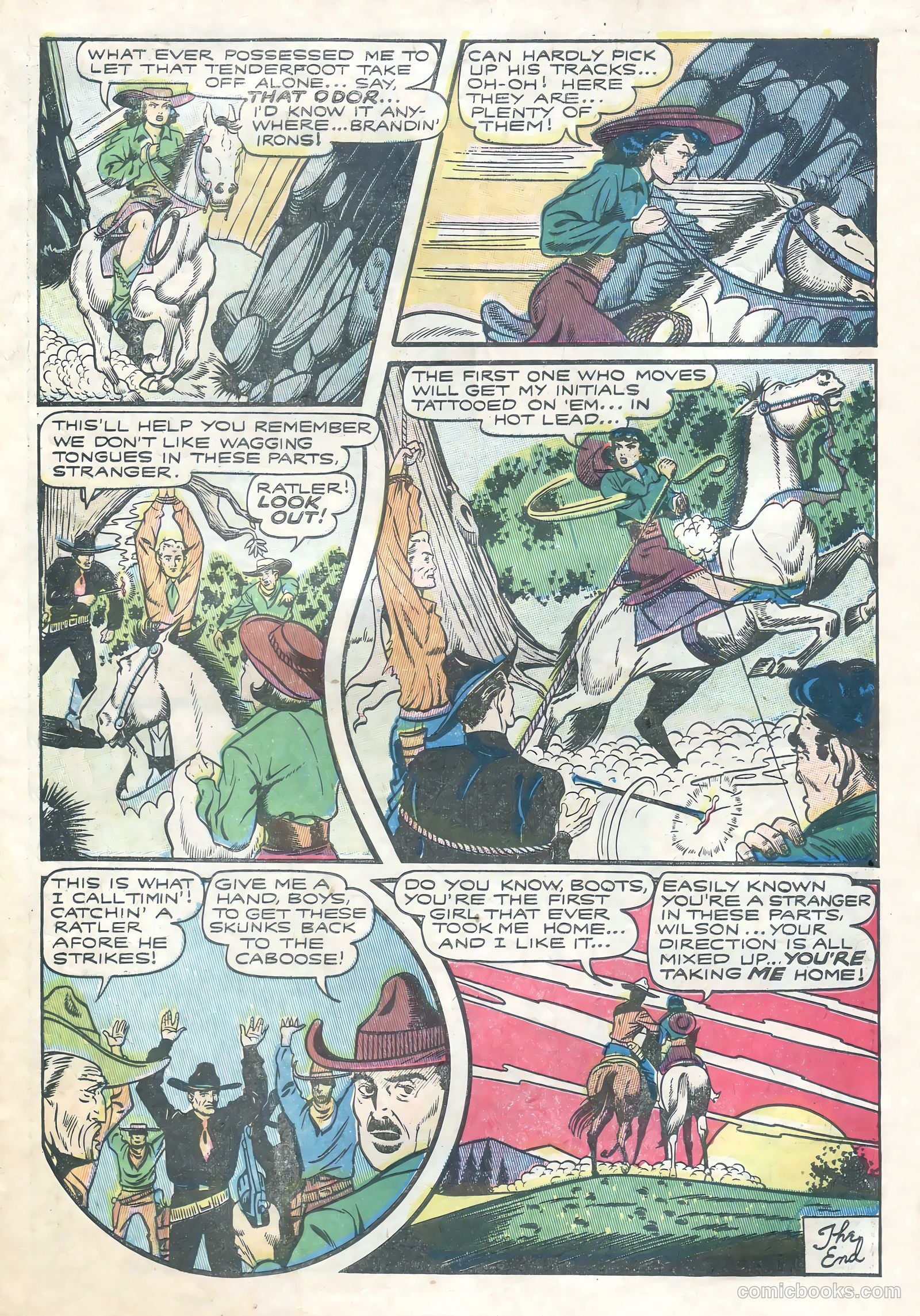Cow Puncher Comics #2 — page 34 of 36