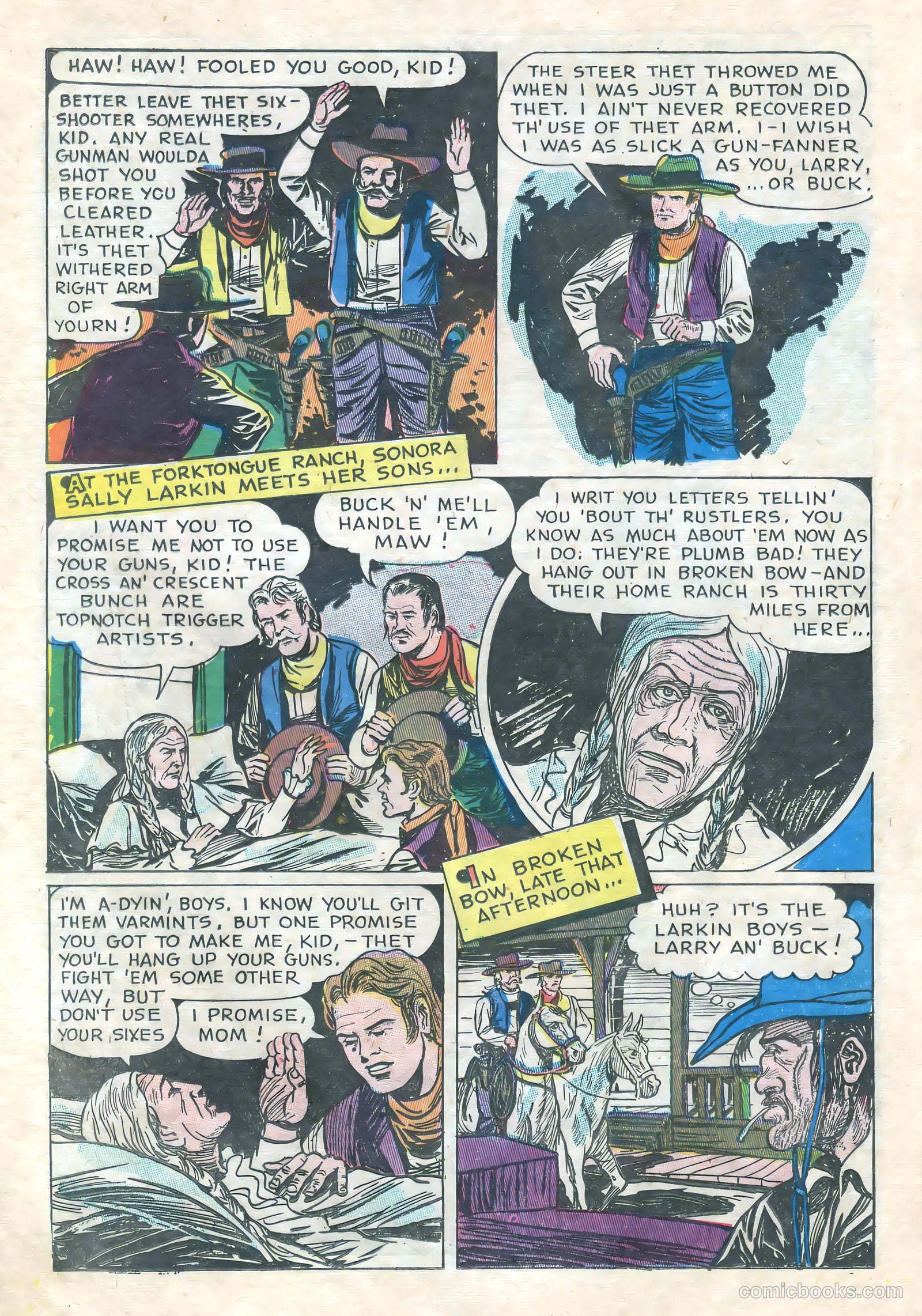 Cow Puncher Comics #3 — page 16 of 36