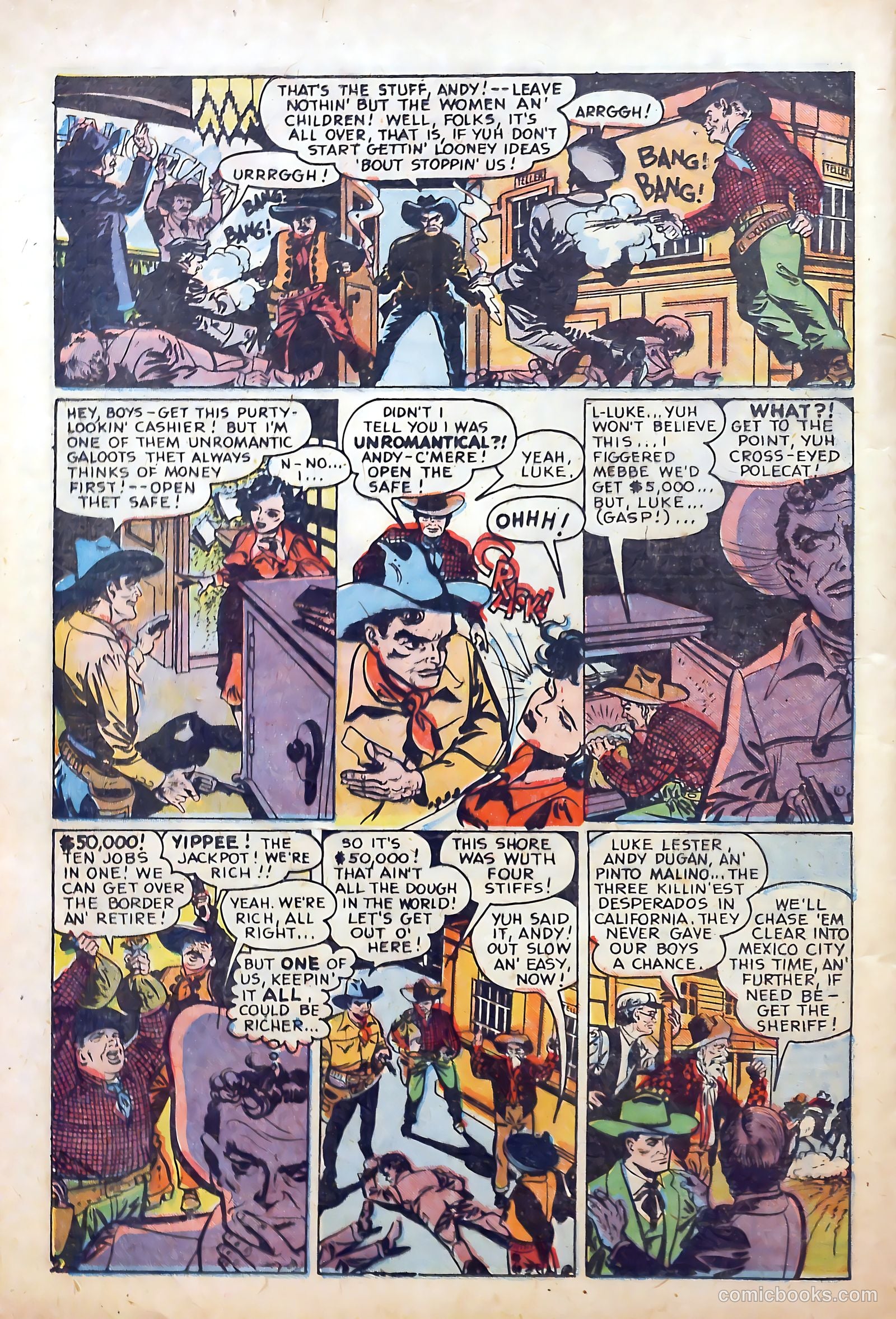 Cow Puncher Comics #5 — page 22 of 36