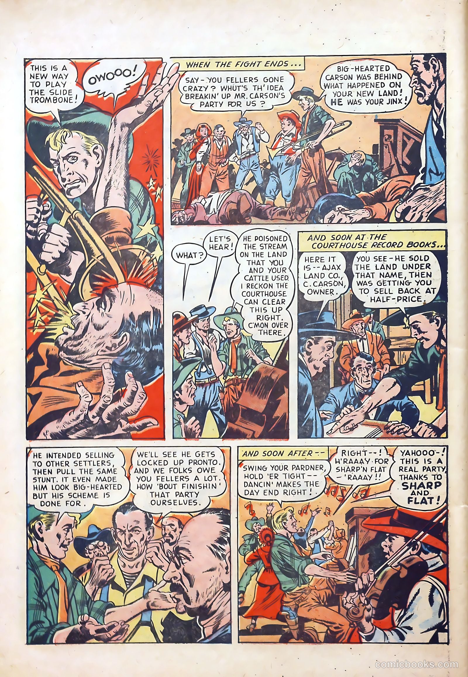 Cow Puncher Comics #5 — page 32 of 36