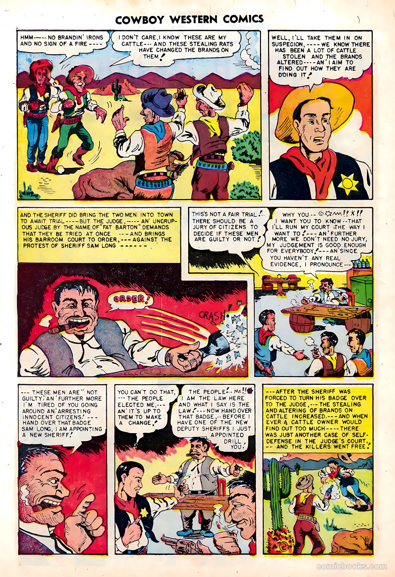 Cowboy Western Comics #21 — page 8 of 36