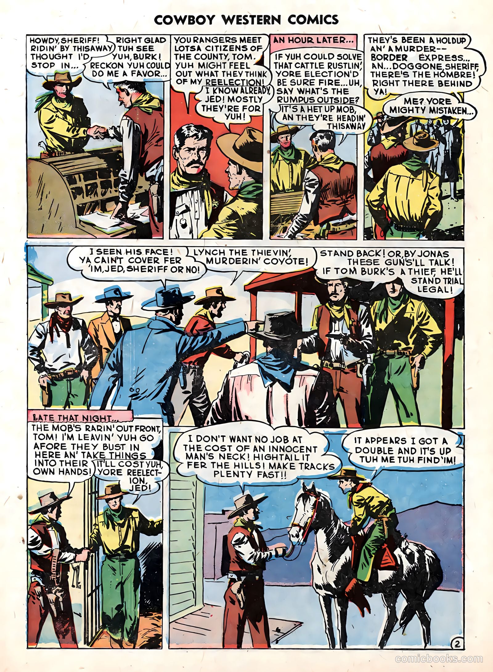 Cowboy Western Comics #22 — page 32 of 36