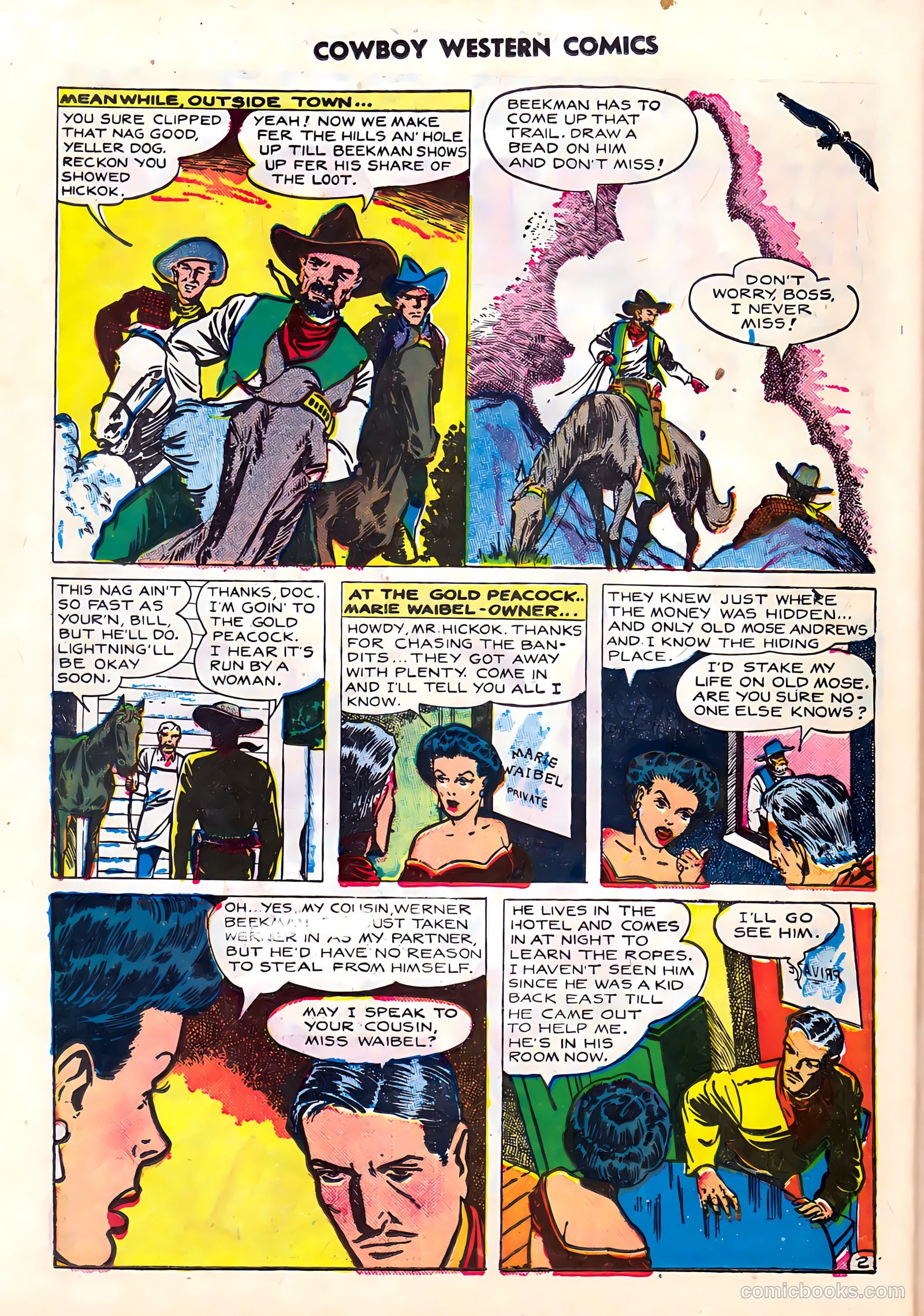 Cowboy Western Comics #23 — page 32 of 36