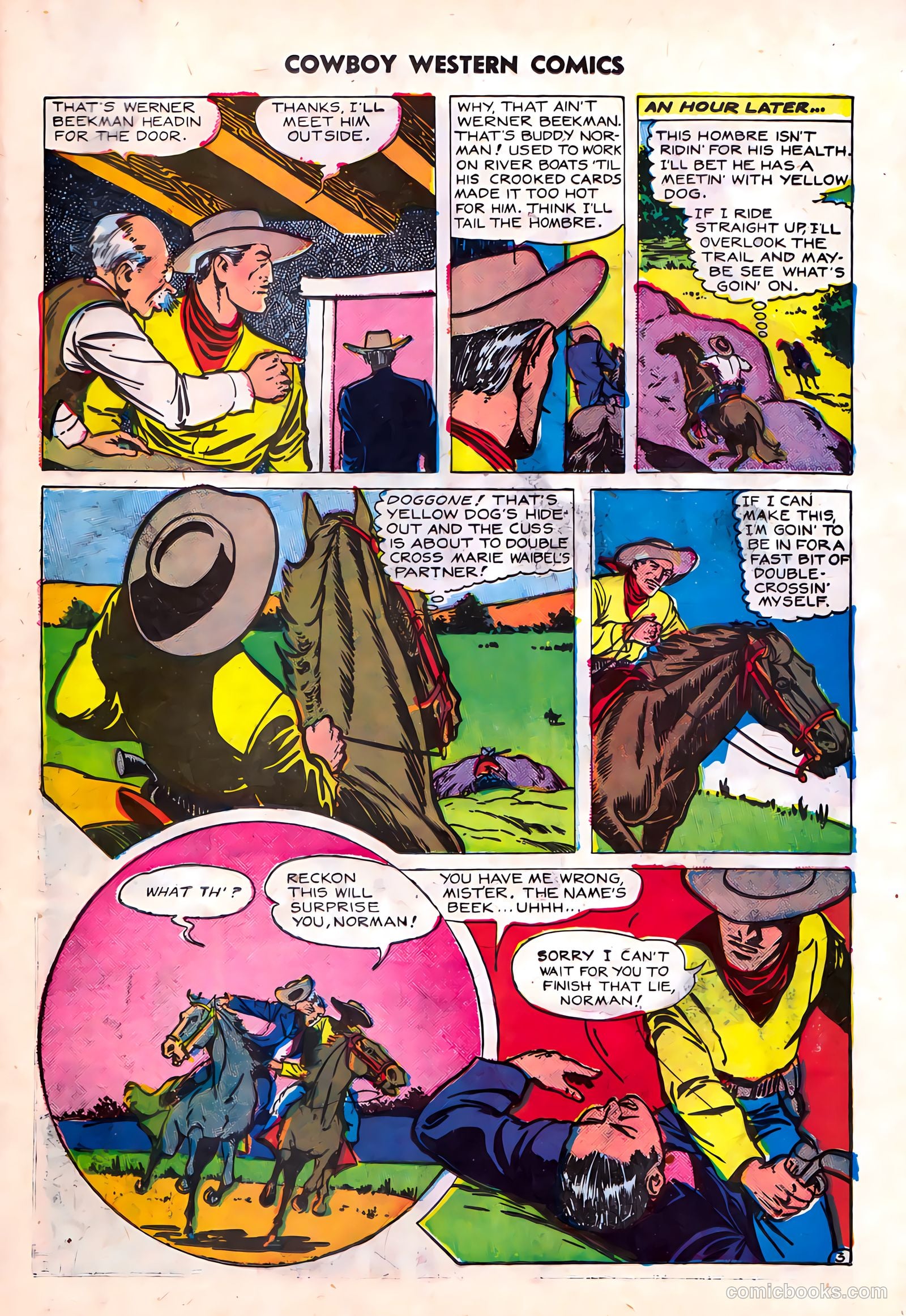 Cowboy Western Comics #23 — page 33 of 36