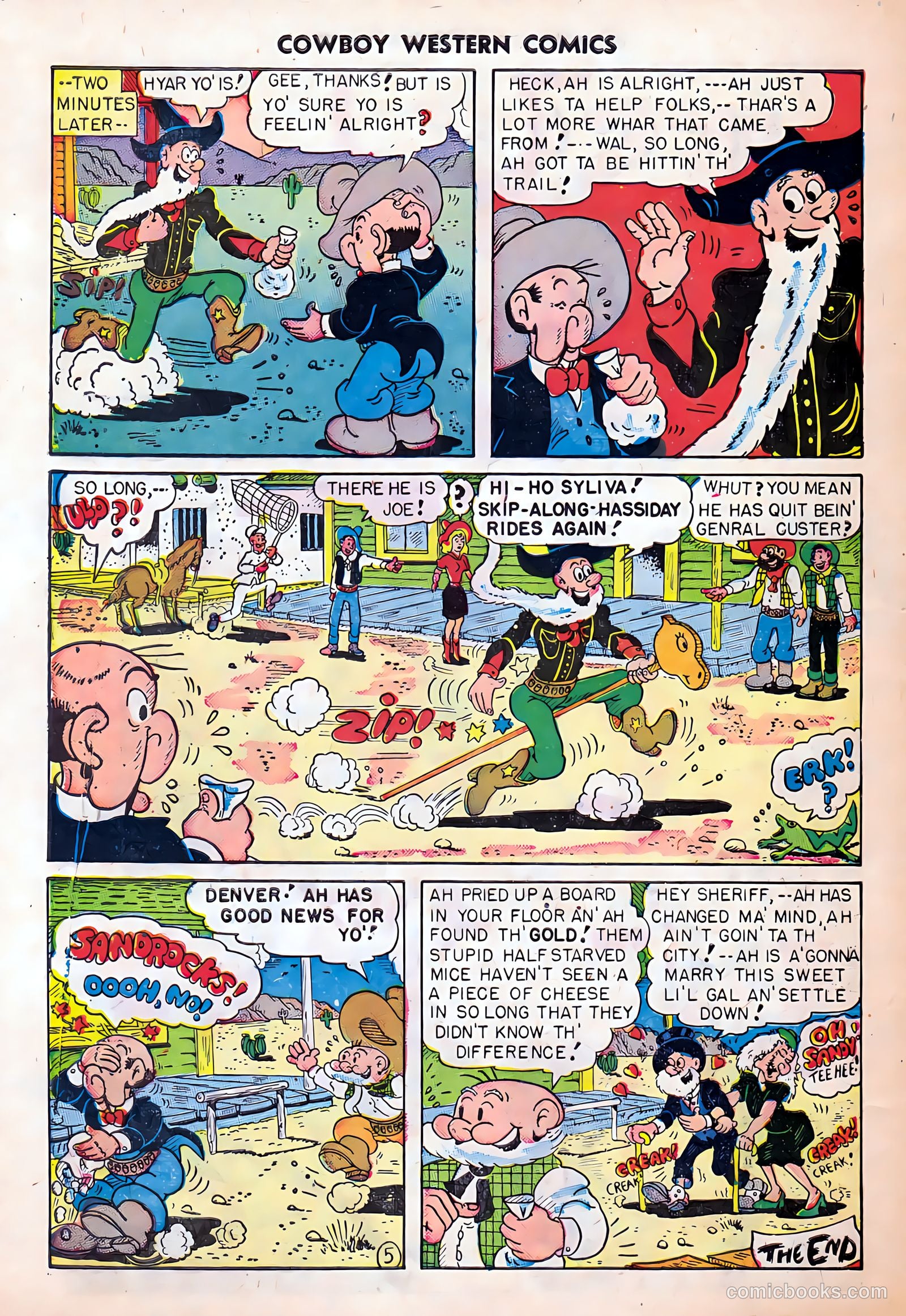 Cowboy Western Comics #24 — page 30 of 36