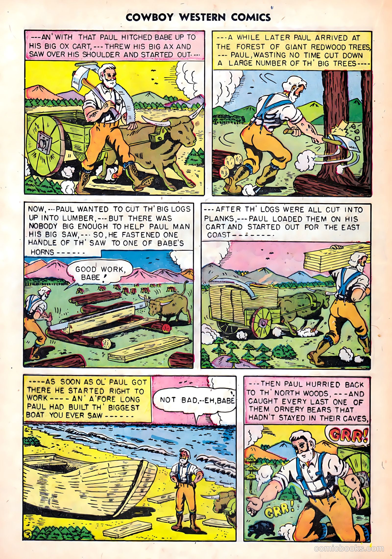 Cowboy Western Comics #24 — page 16 of 36