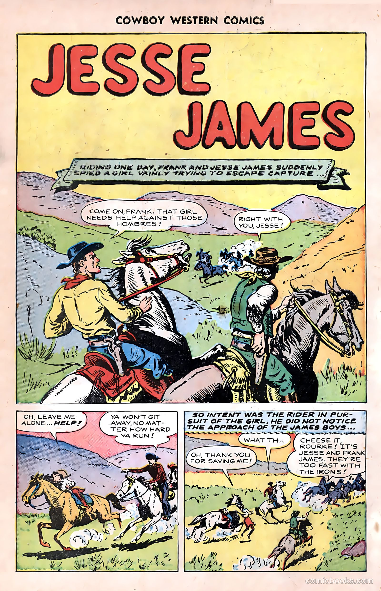 Cowboy Western Comics #25 — page 3 of 36