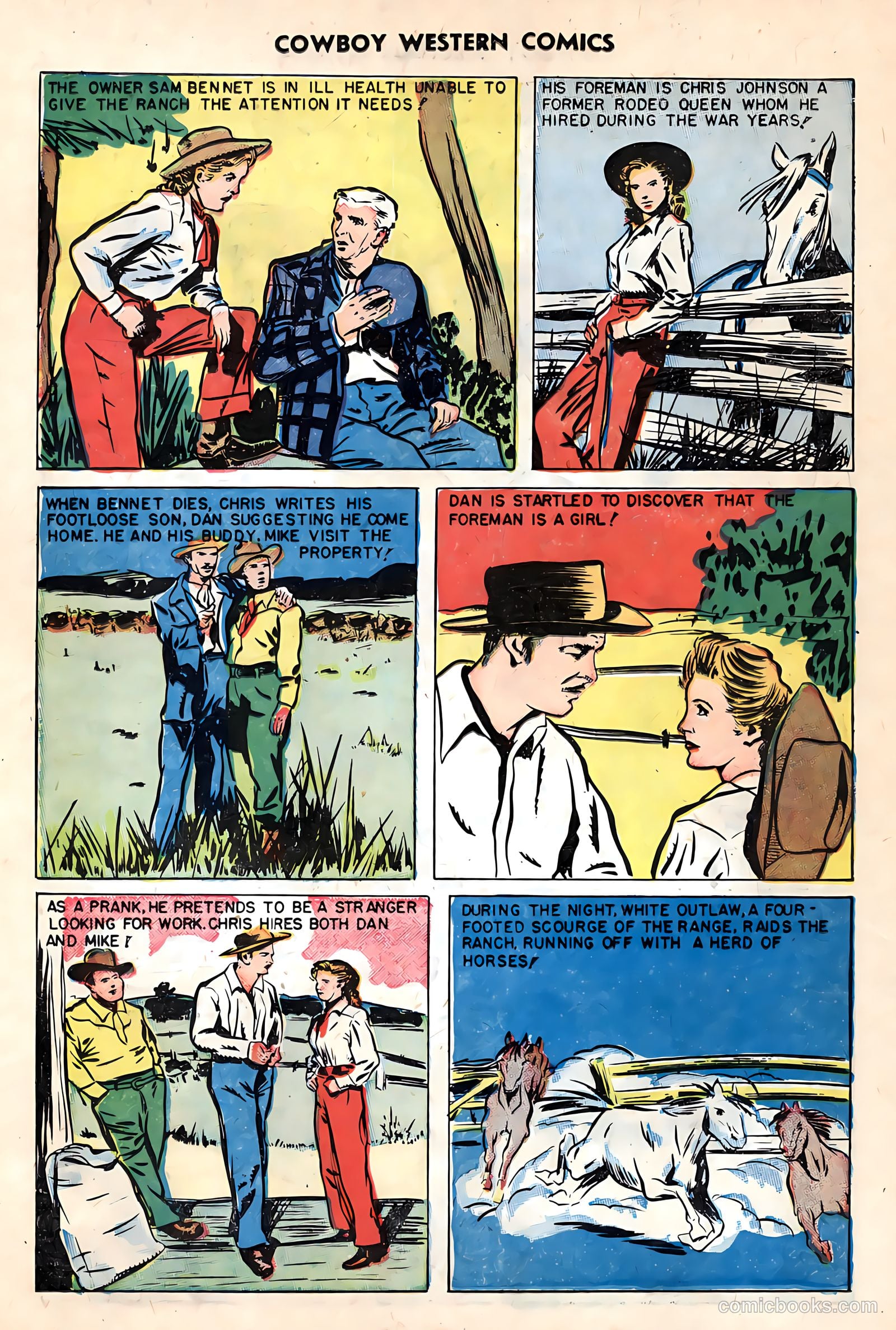 Cowboy Western Comics #25 — page 22 of 36