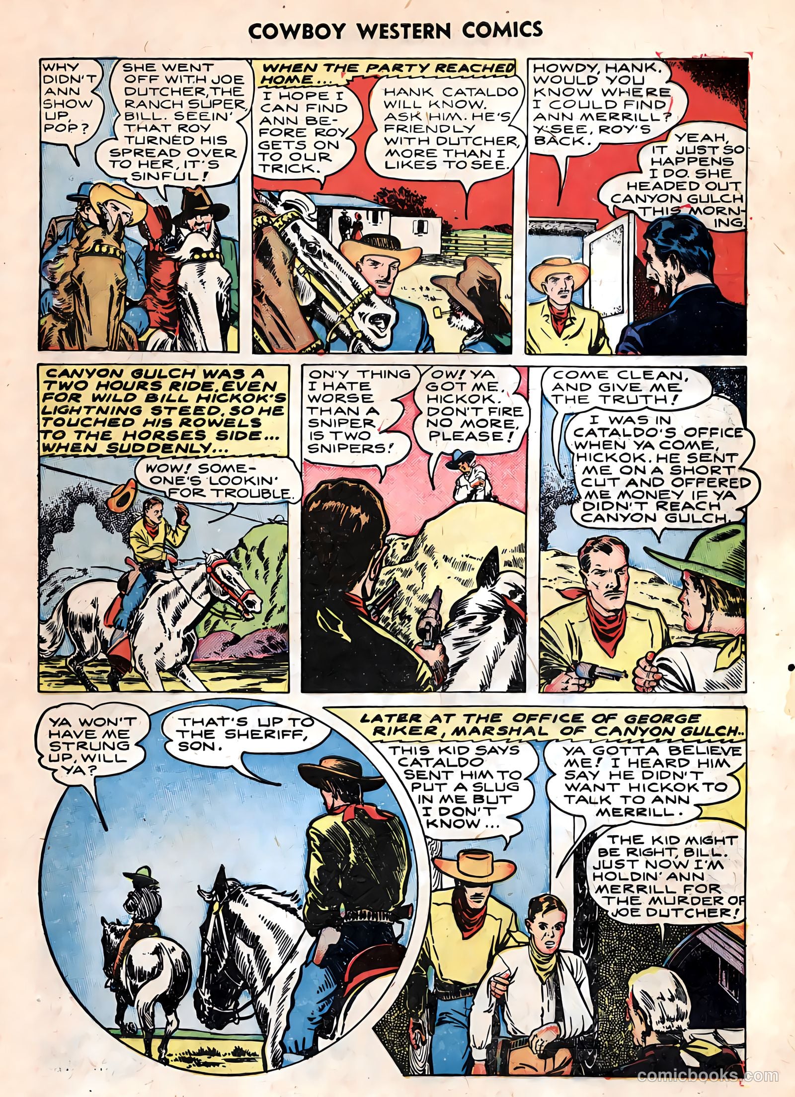 Cowboy Western Comics #25 — page 9 of 36