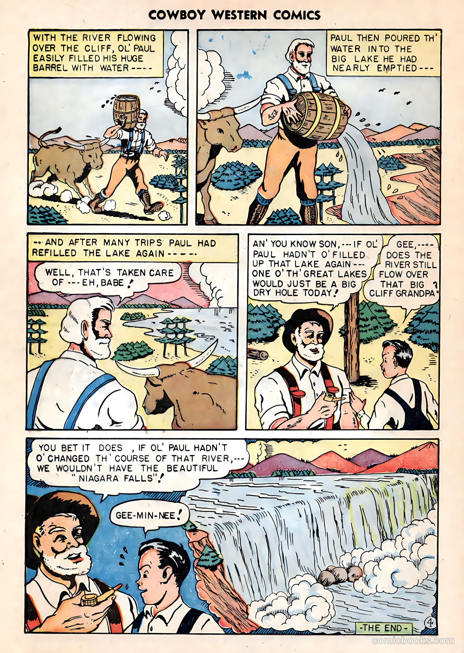 Cowboy Western Comics #25 — page 32 of 36