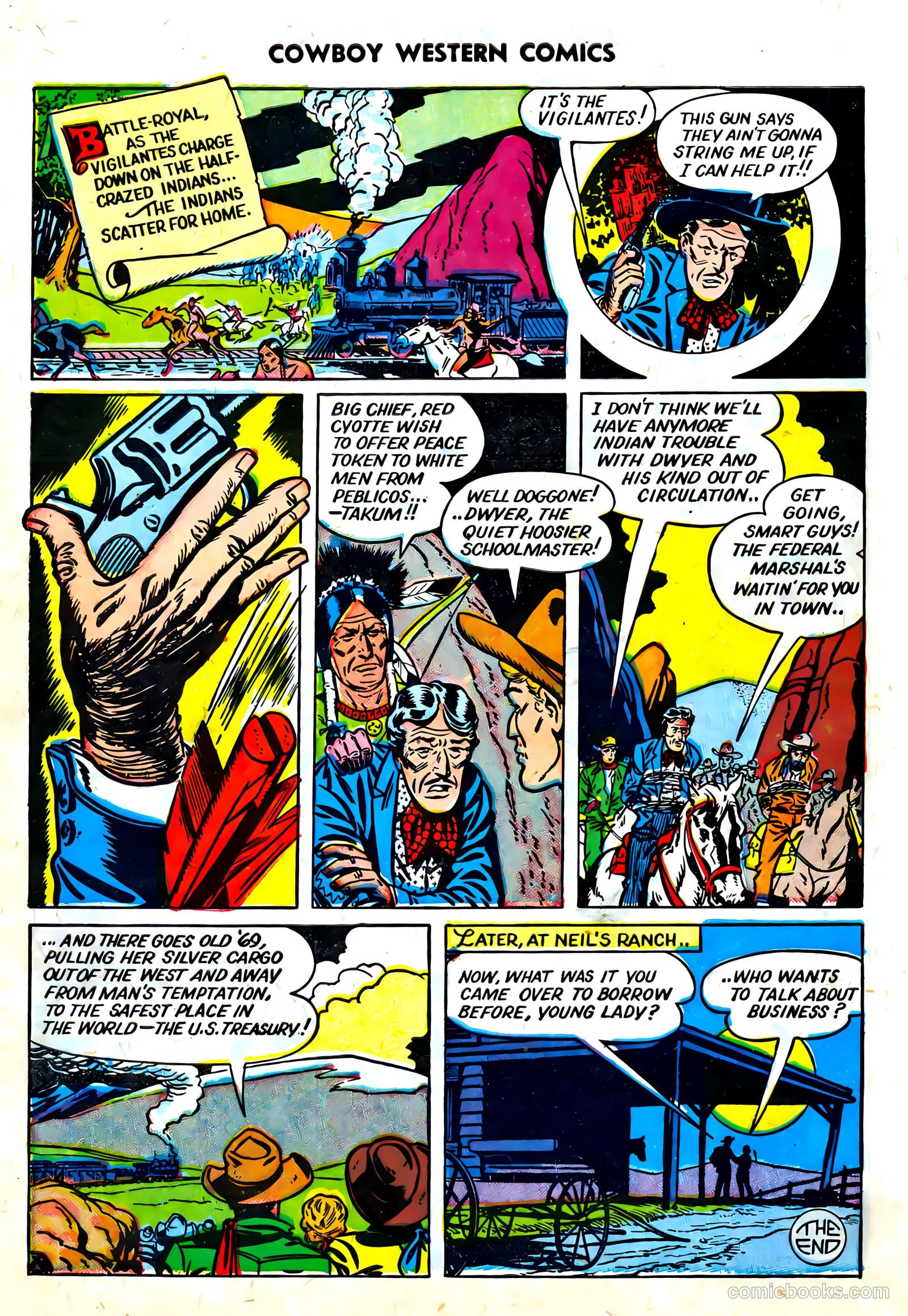 Cowboy Western Comics #26 — page 34 of 36