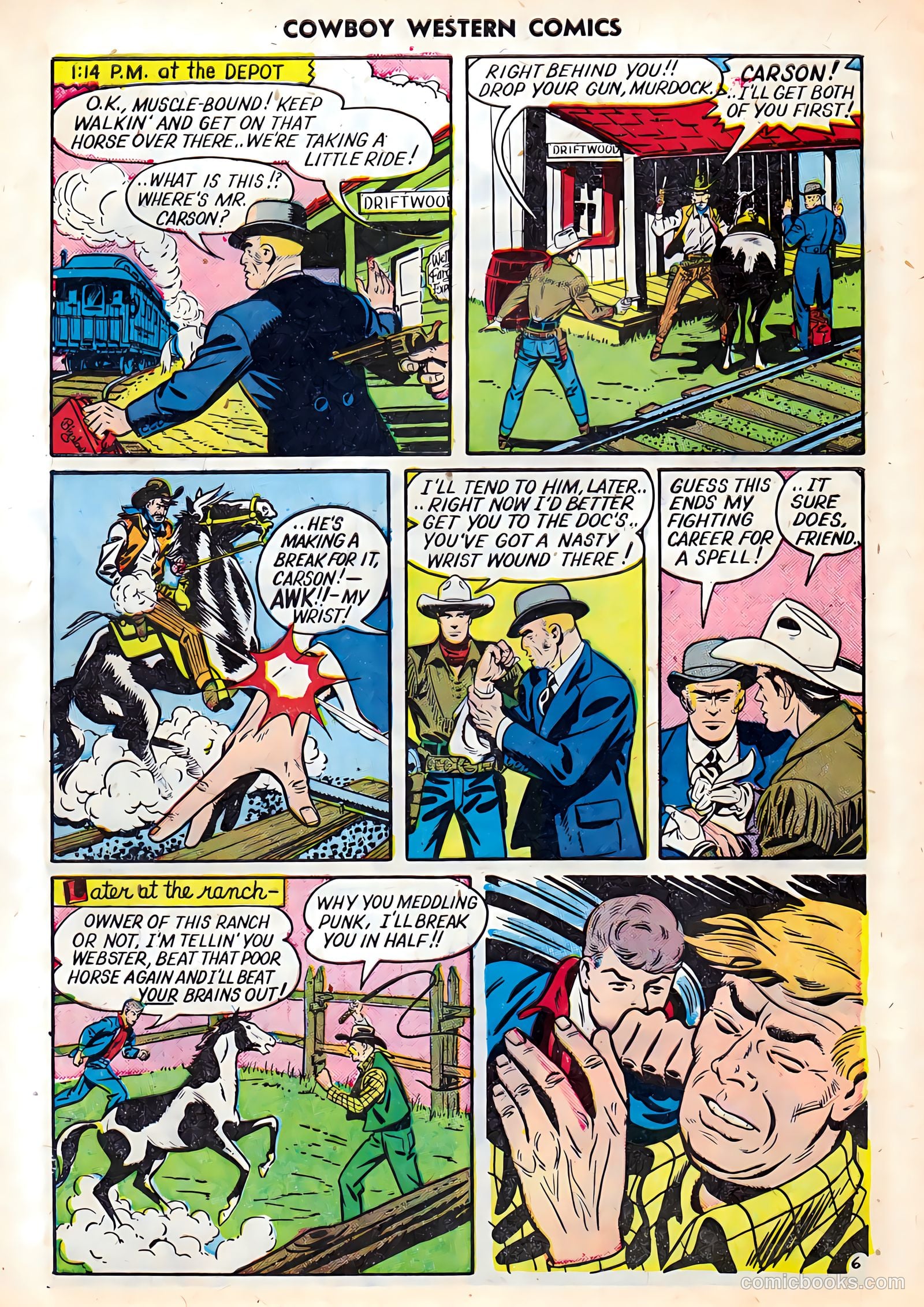 Cowboy Western Comics #27 — page 8 of 36