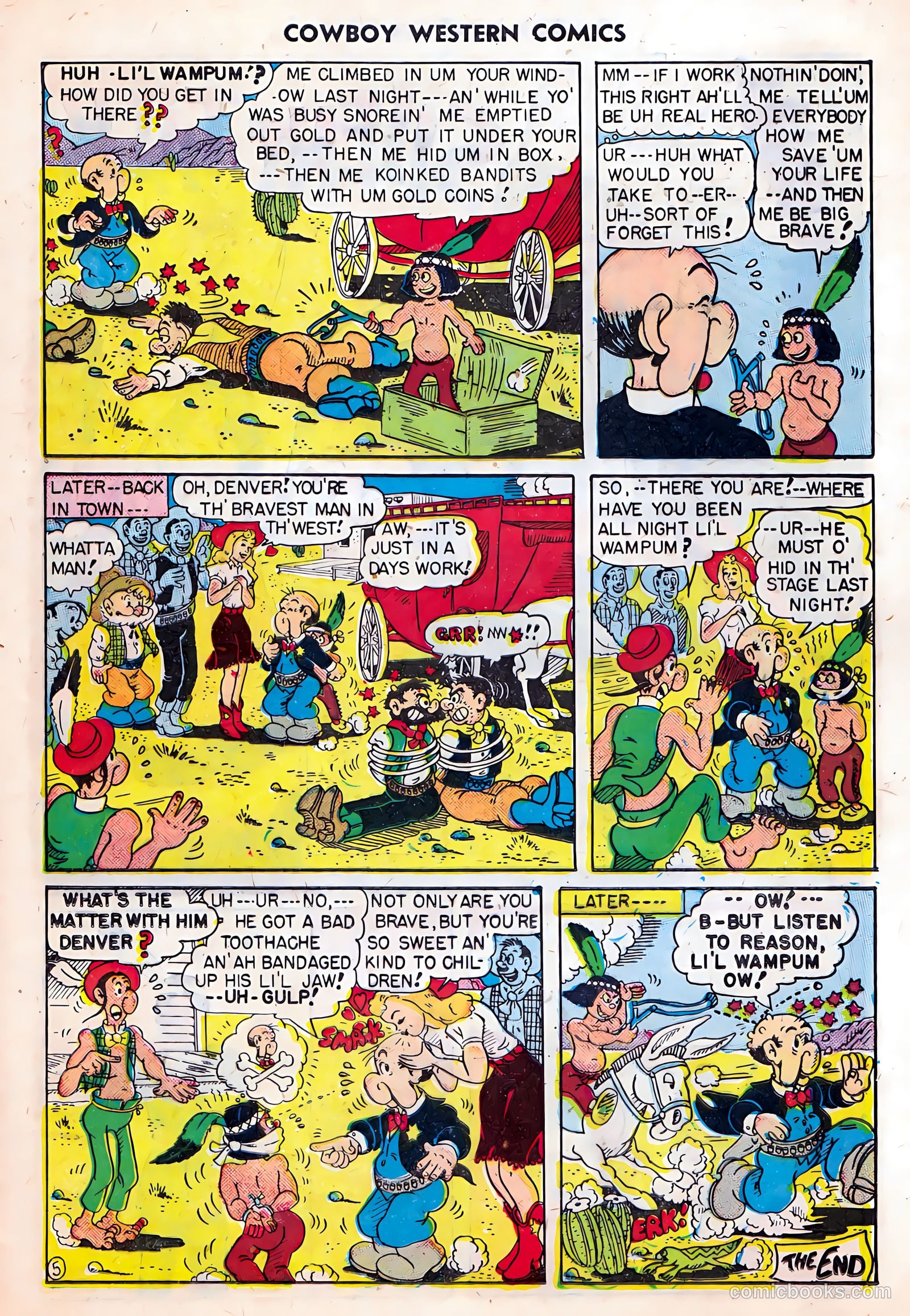 Cowboy Western Comics #27 — page 25 of 36