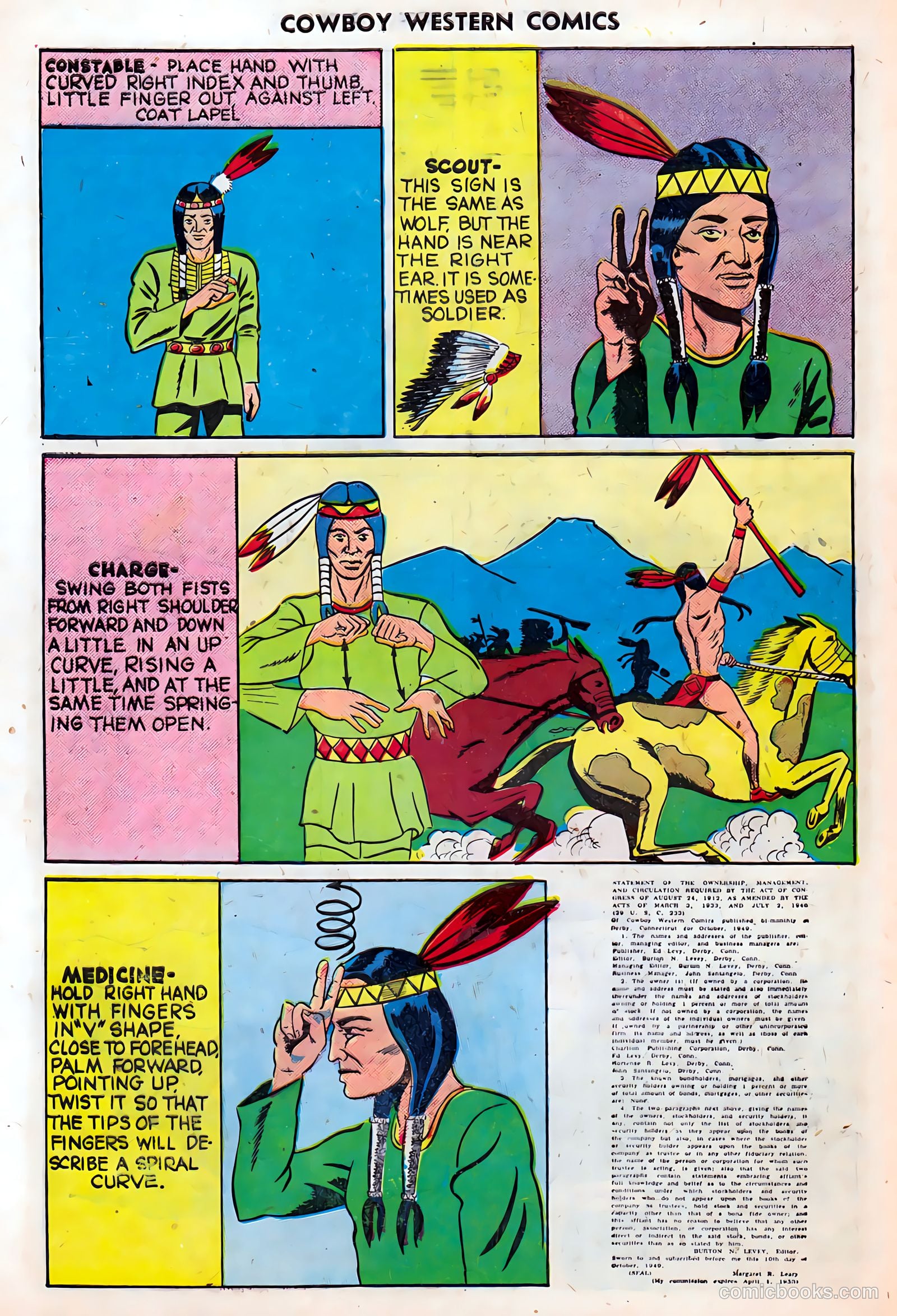 Cowboy Western Comics #27 — page 28 of 36