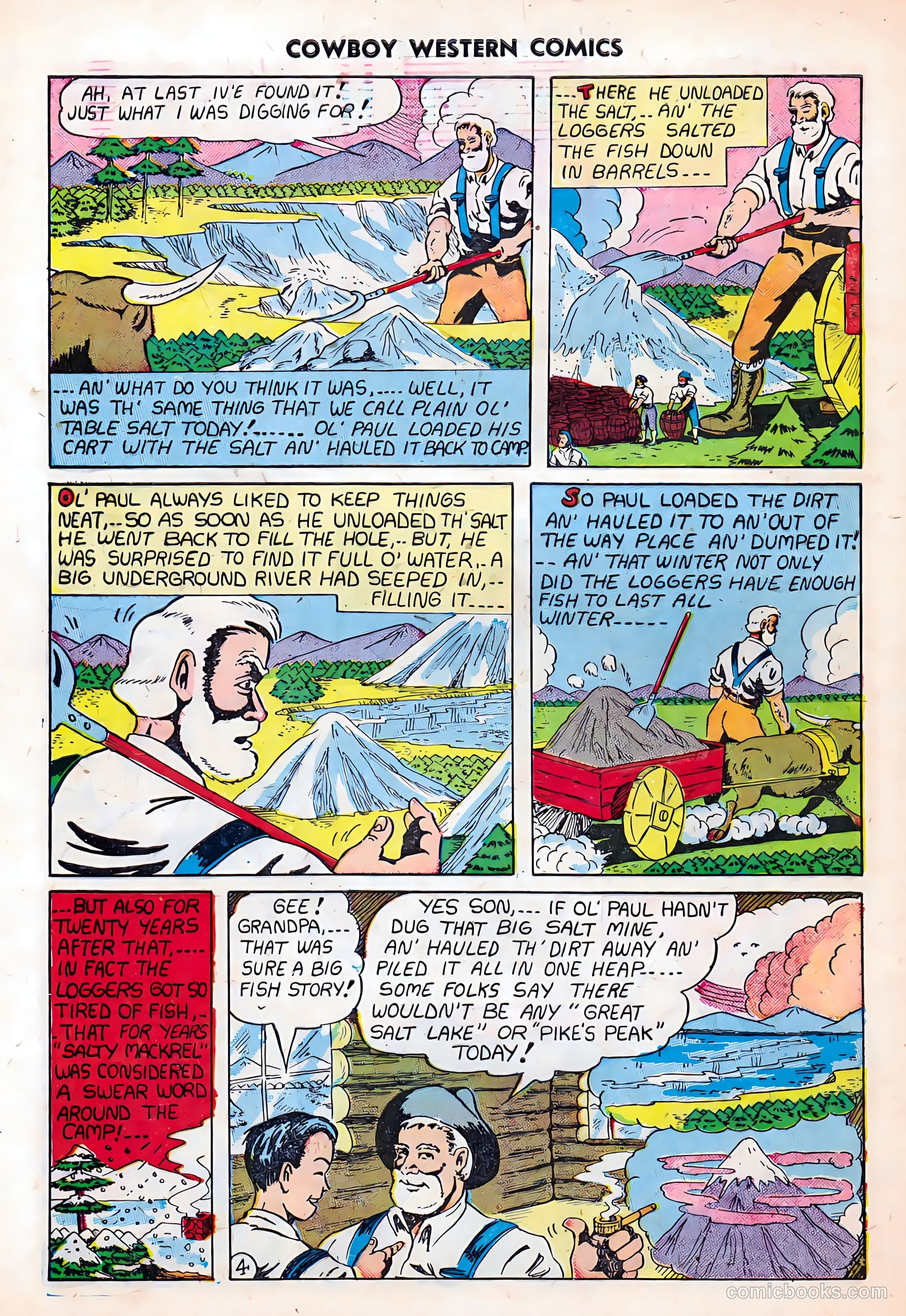 Cowboy Western Comics #27 — page 32 of 36