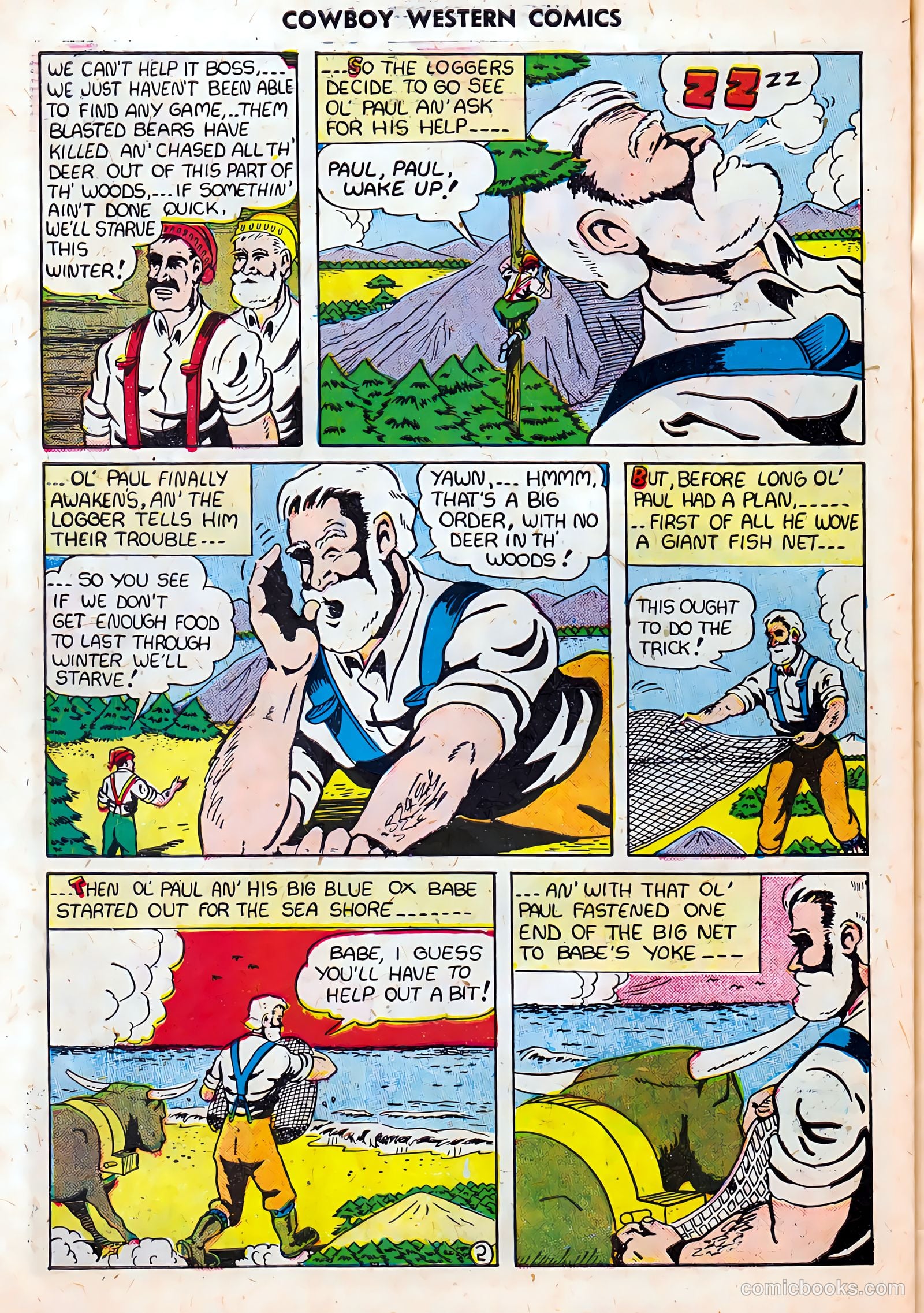 Cowboy Western Comics #27 — page 30 of 36