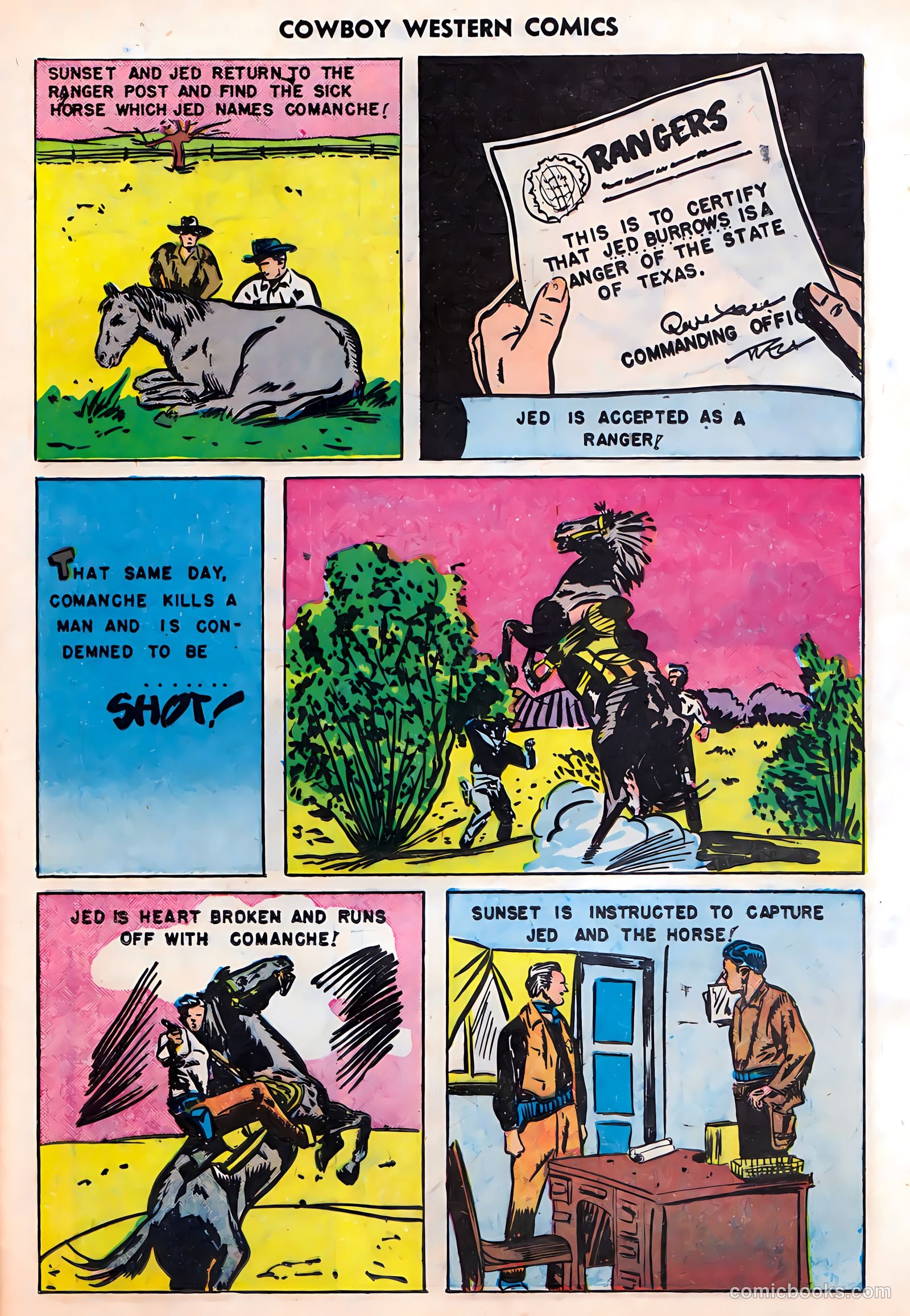 Cowboy Western Comics #28 — page 25 of 36