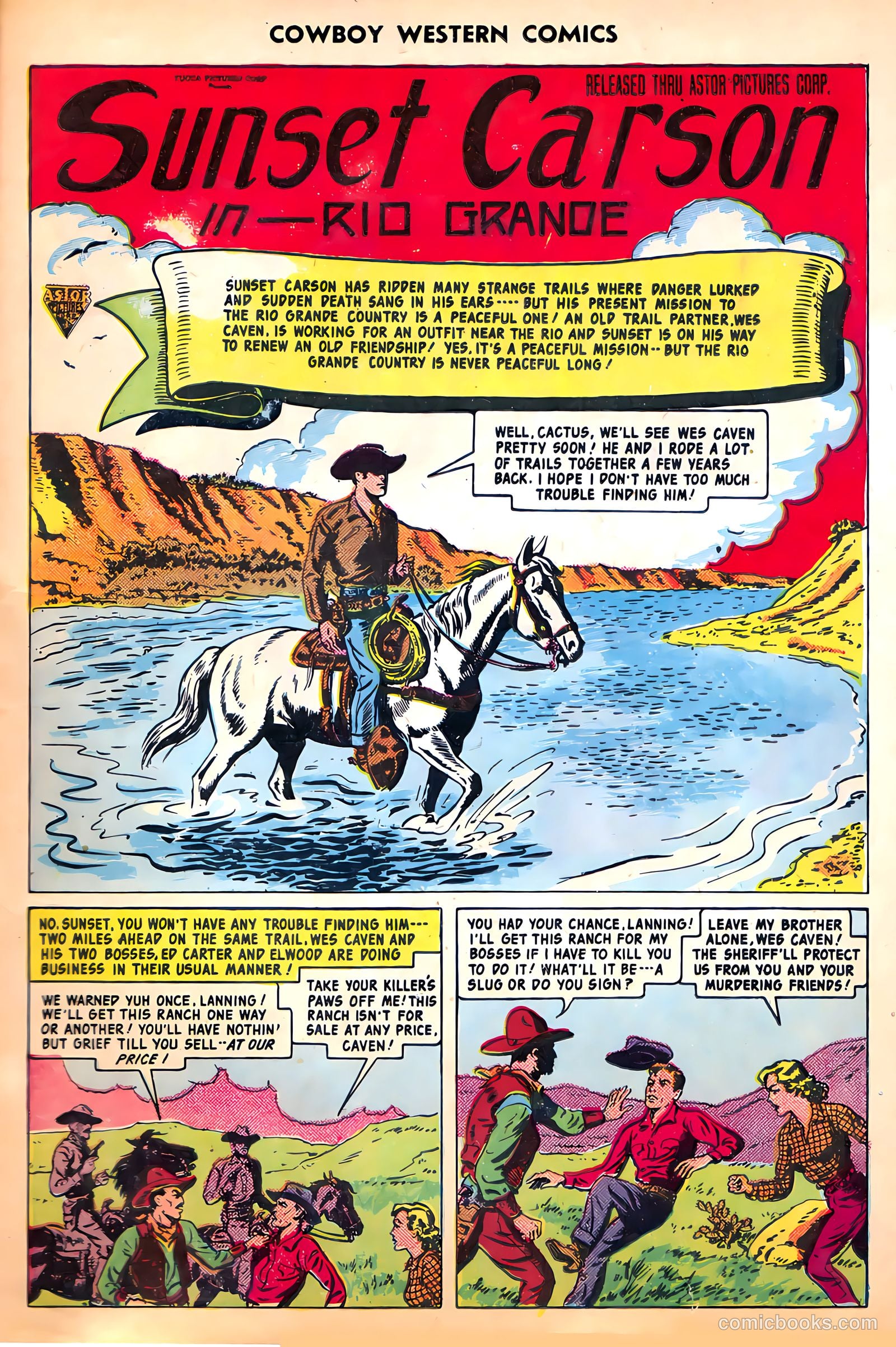 Cowboy Western Comics #29 — page 3 of 36