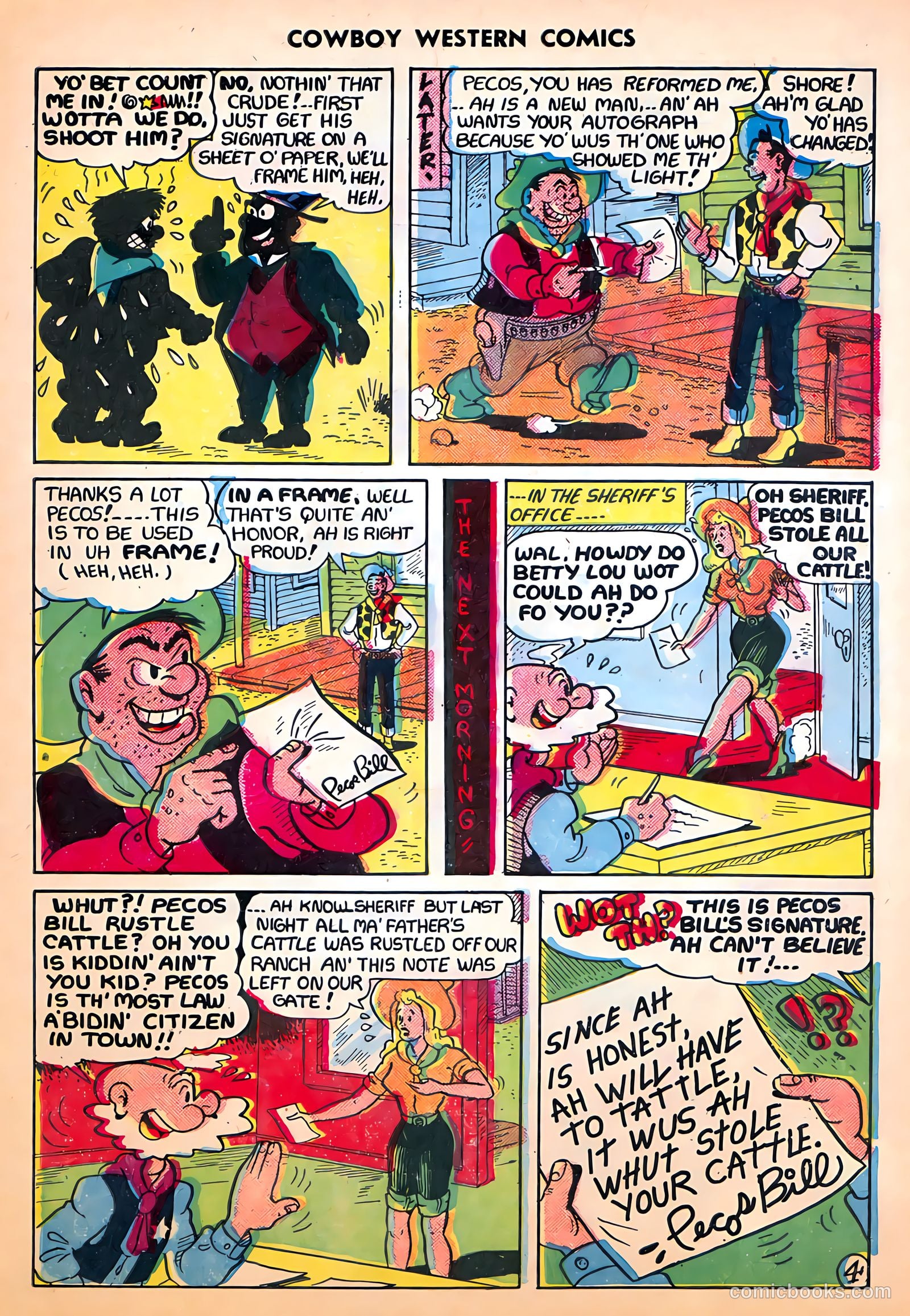 Cowboy Western Comics #29 — page 27 of 36