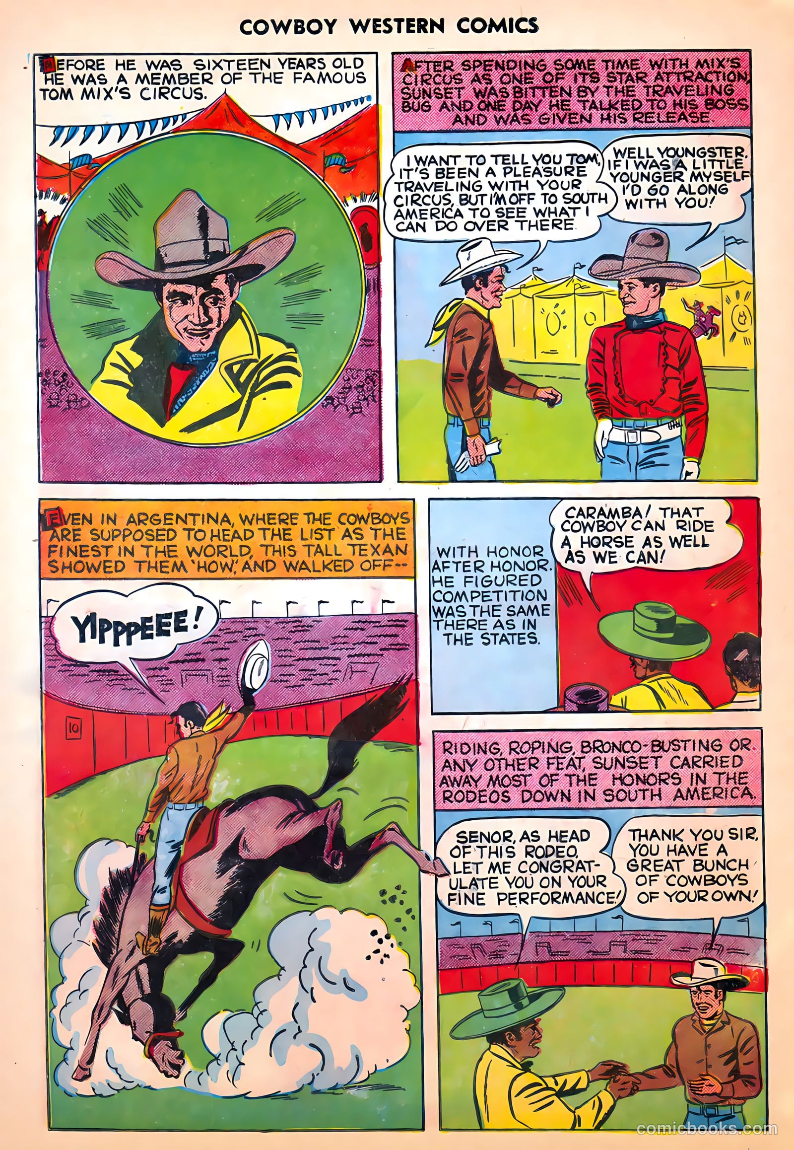 Cowboy Western Comics #29 — page 32 of 36