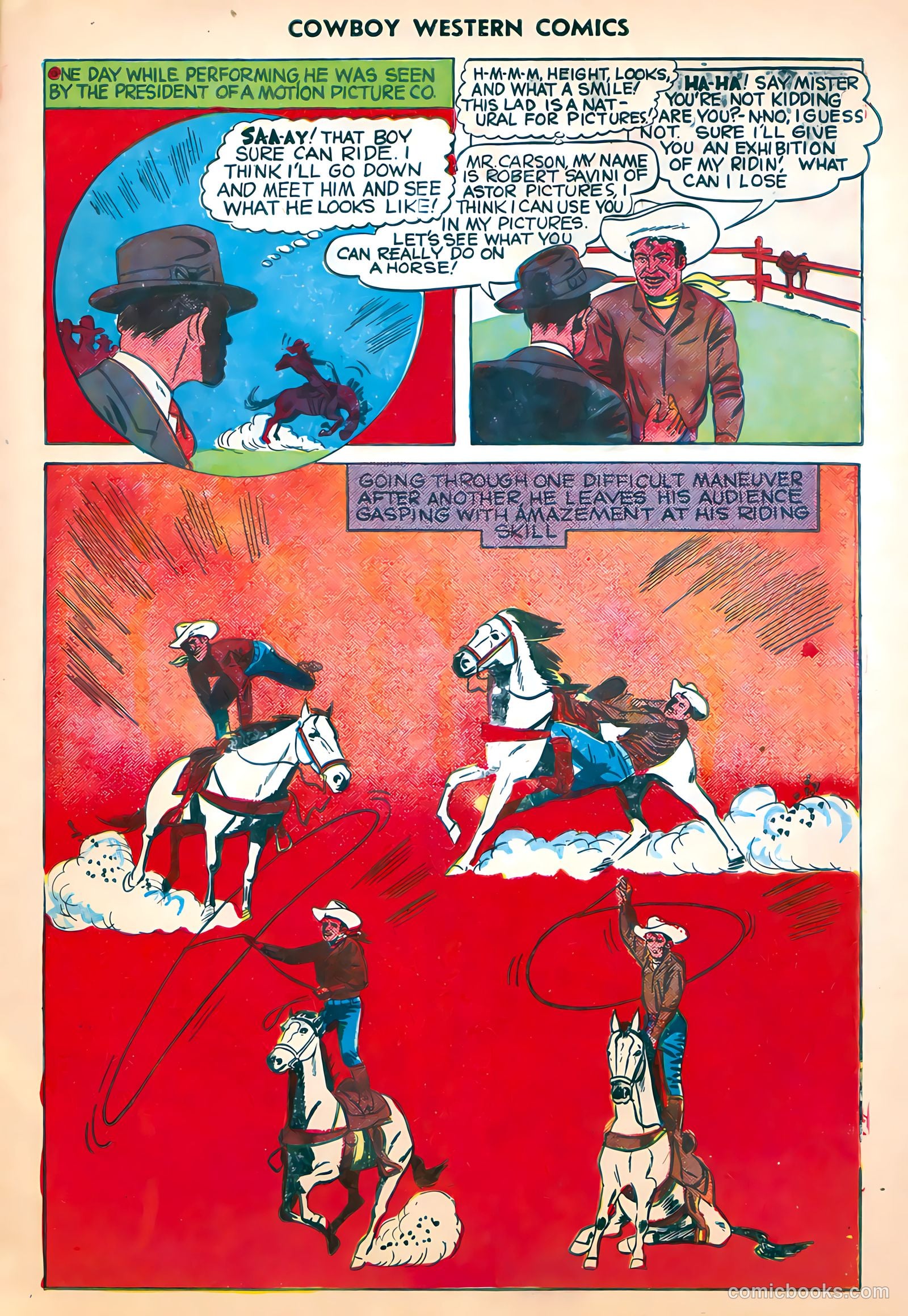 Cowboy Western Comics #29 — page 33 of 36