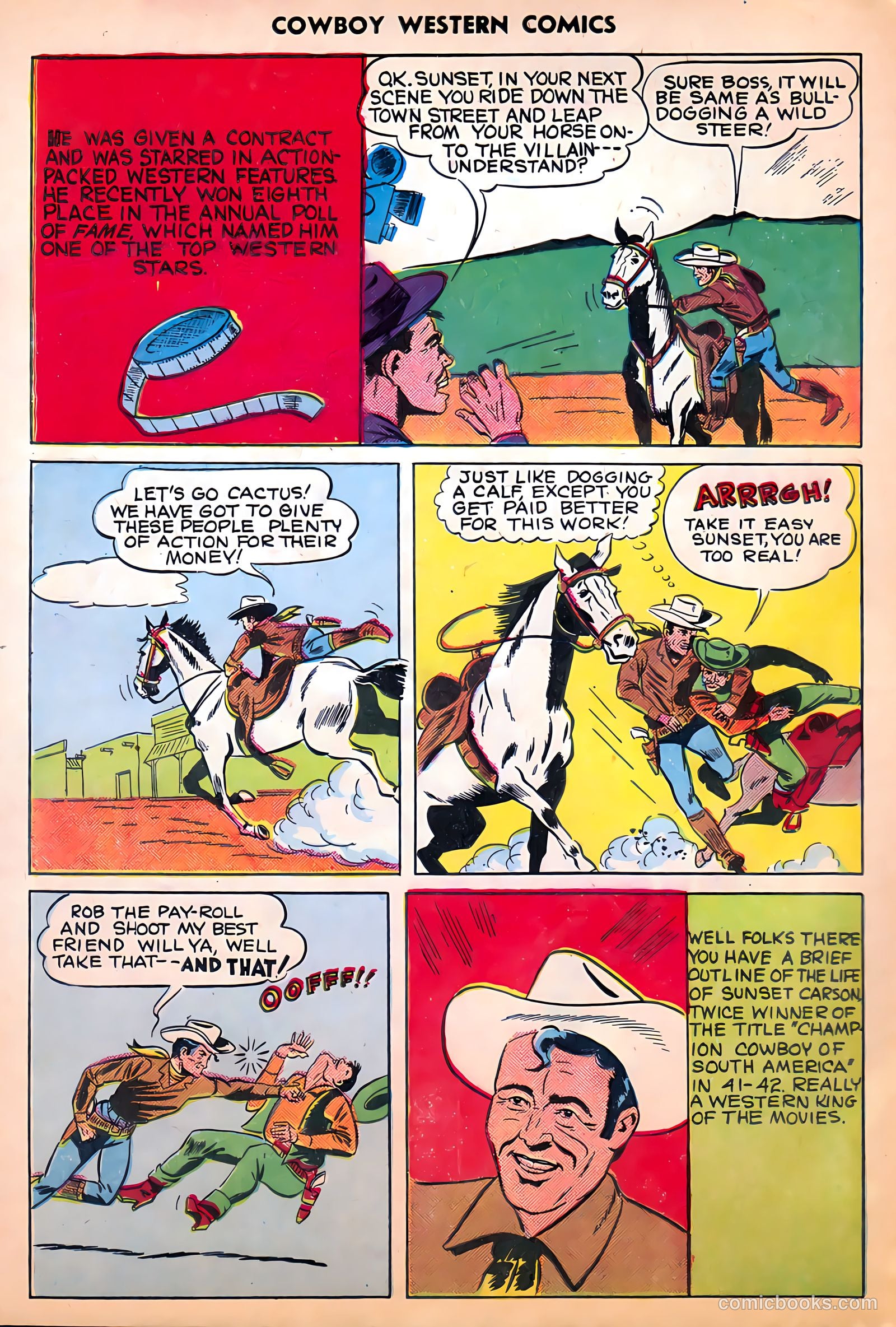Cowboy Western Comics #29 — page 34 of 36
