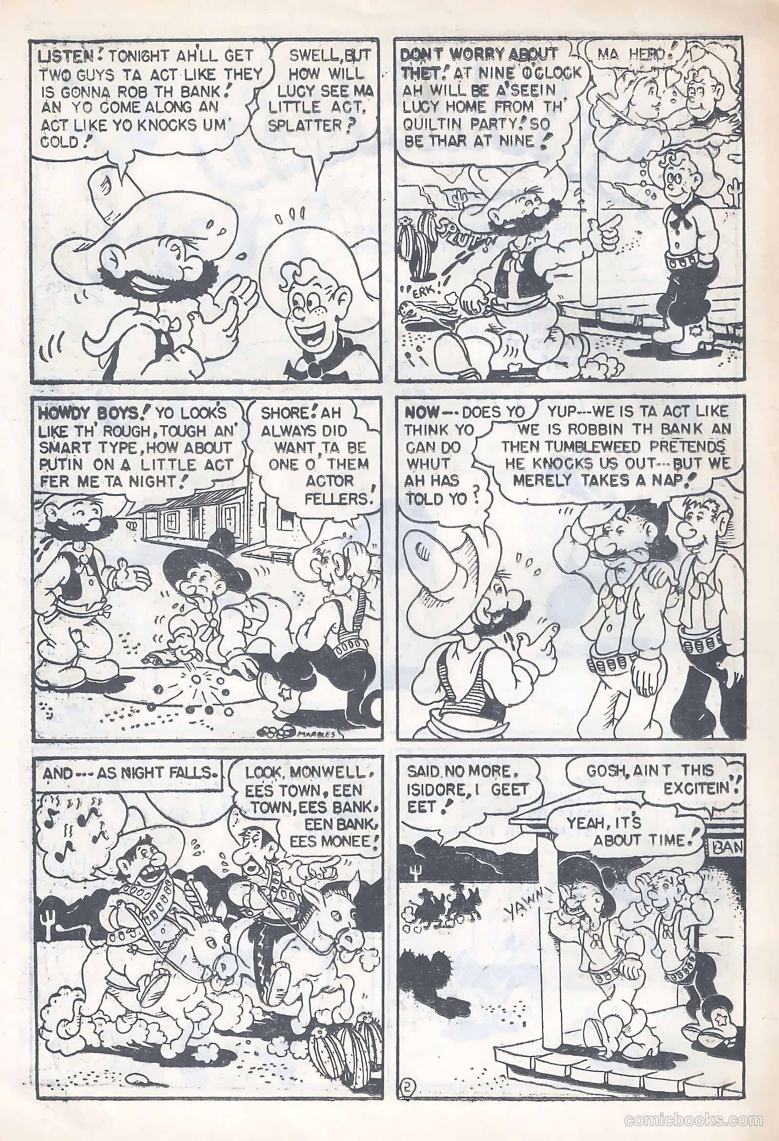 Cowboy Western Comics #3 — page 22 of 28