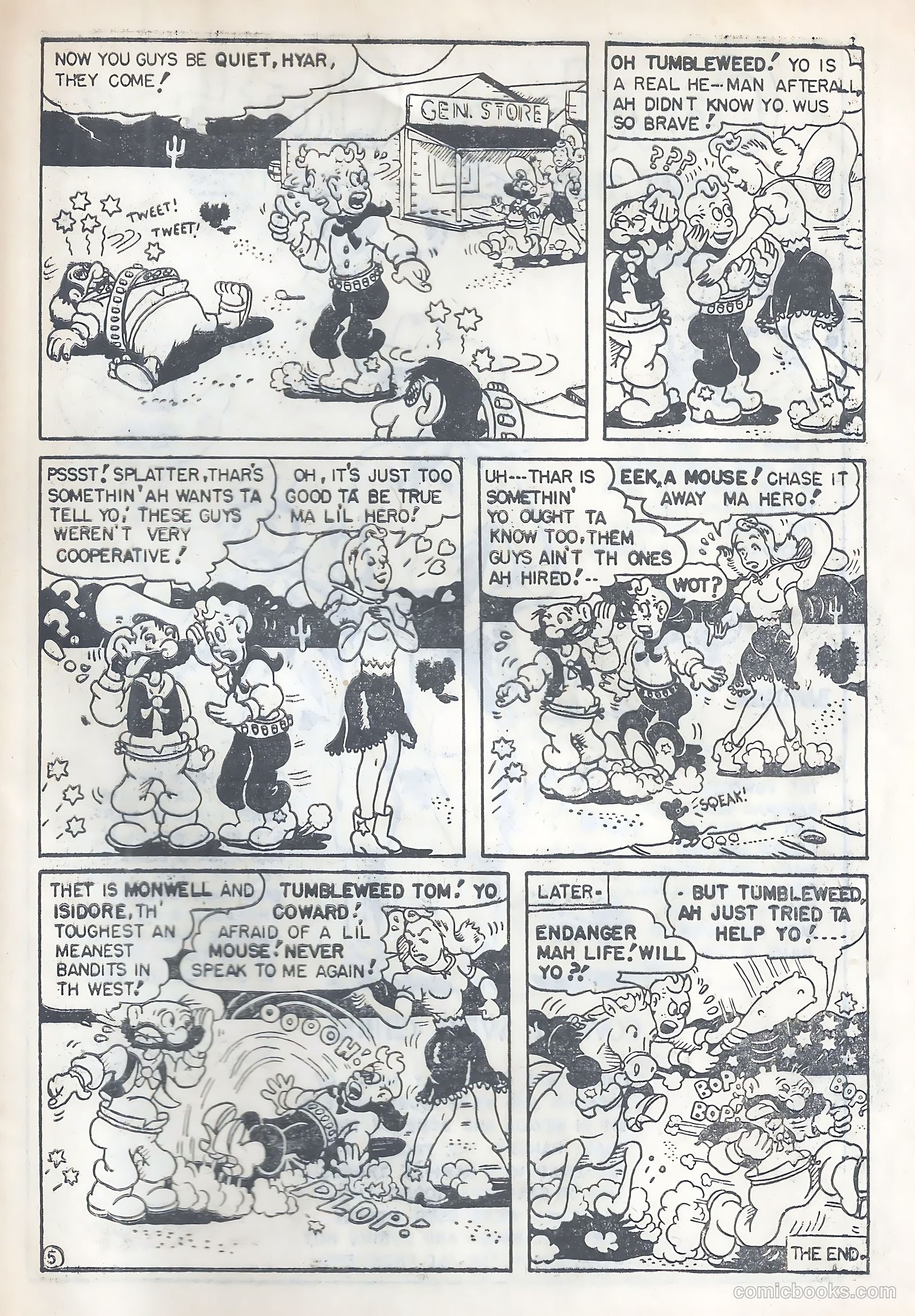 Cowboy Western Comics #3 — page 25 of 28