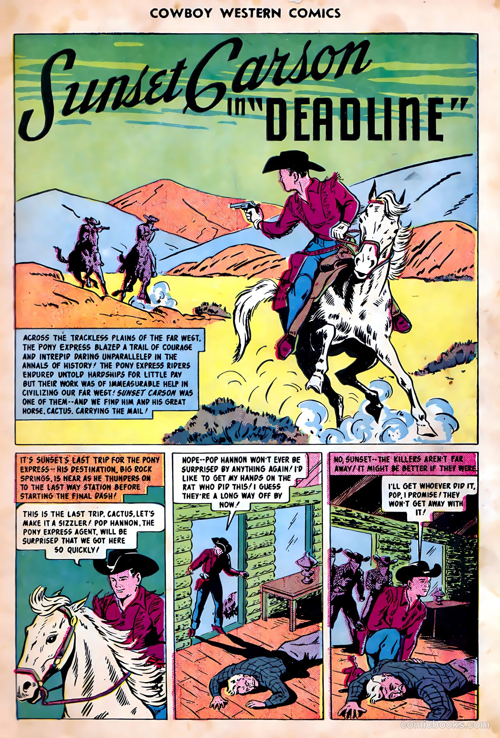 Cowboy Western Comics #30 — page 3 of 36