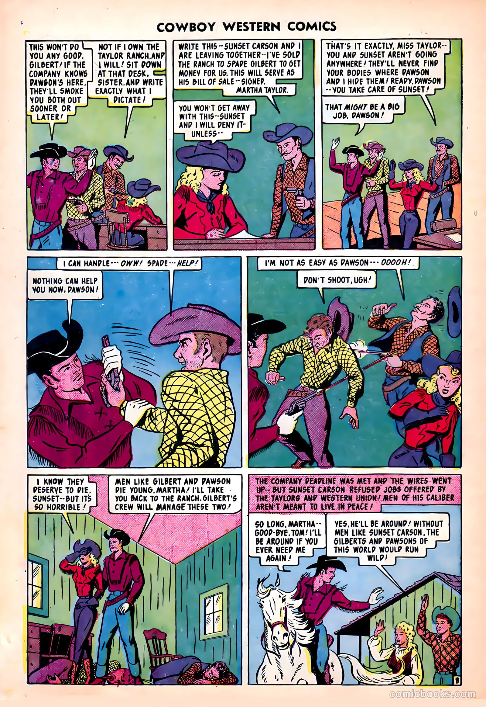 Cowboy Western Comics #30 — page 10 of 36