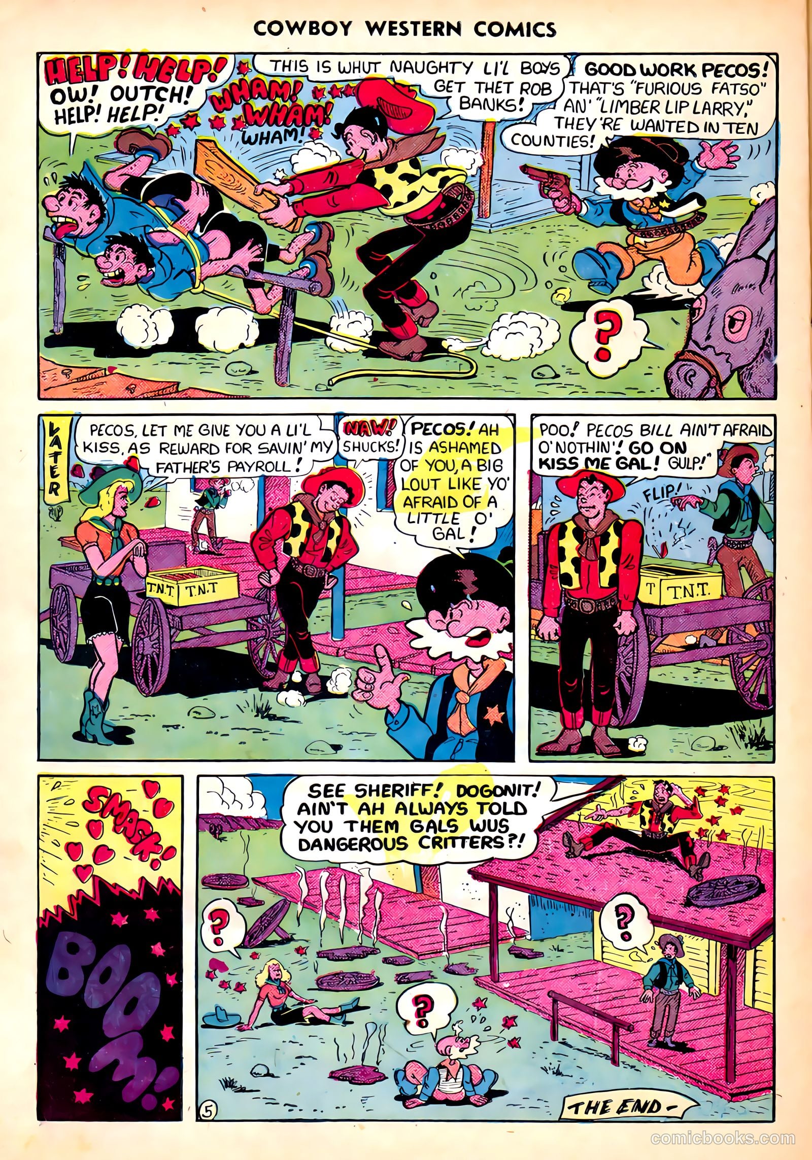 Cowboy Western Comics #30 — page 26 of 36