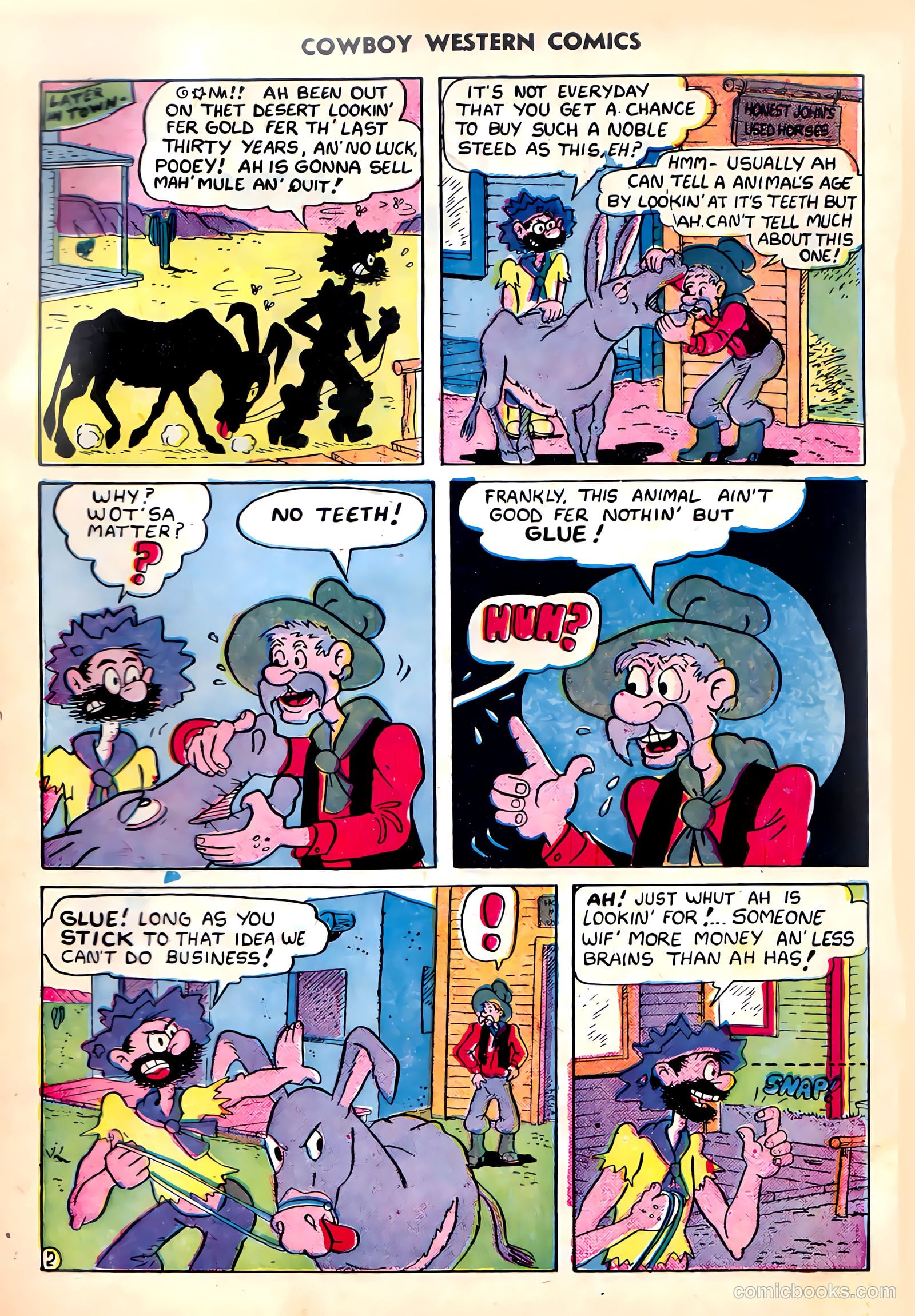 Cowboy Western Comics #30 — page 31 of 36