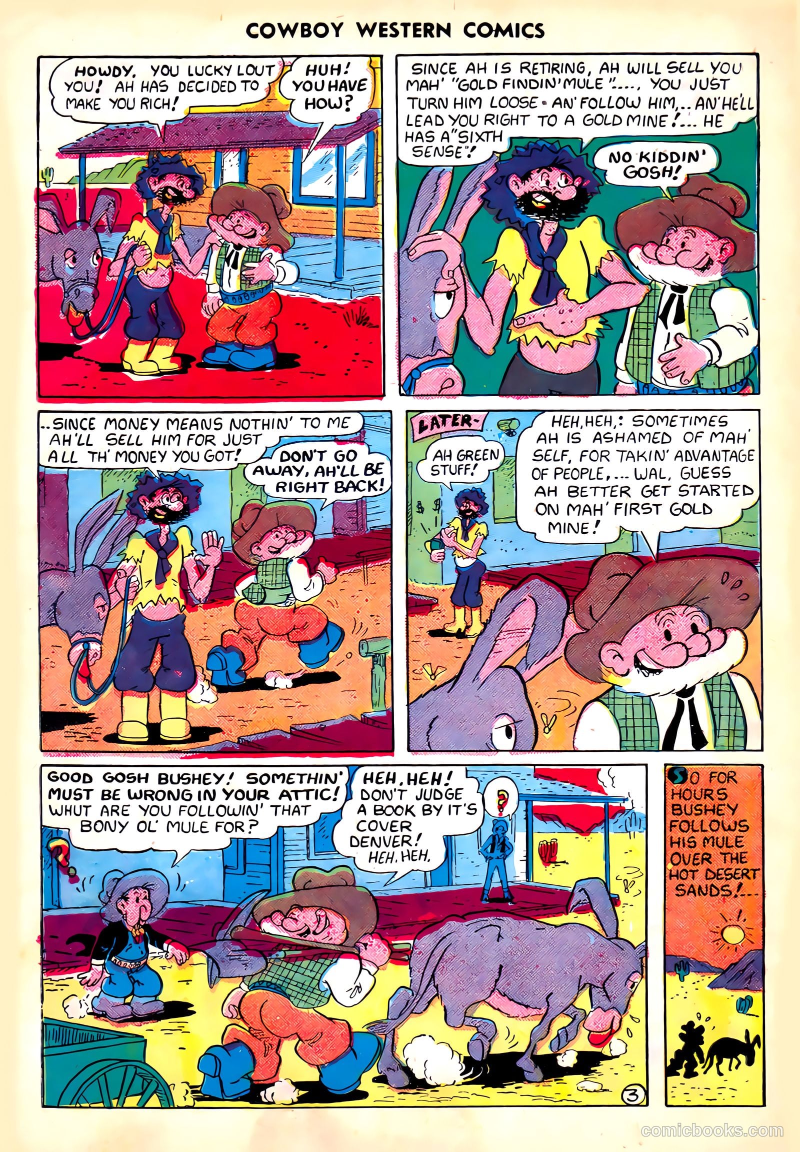 Cowboy Western Comics #30 — page 32 of 36